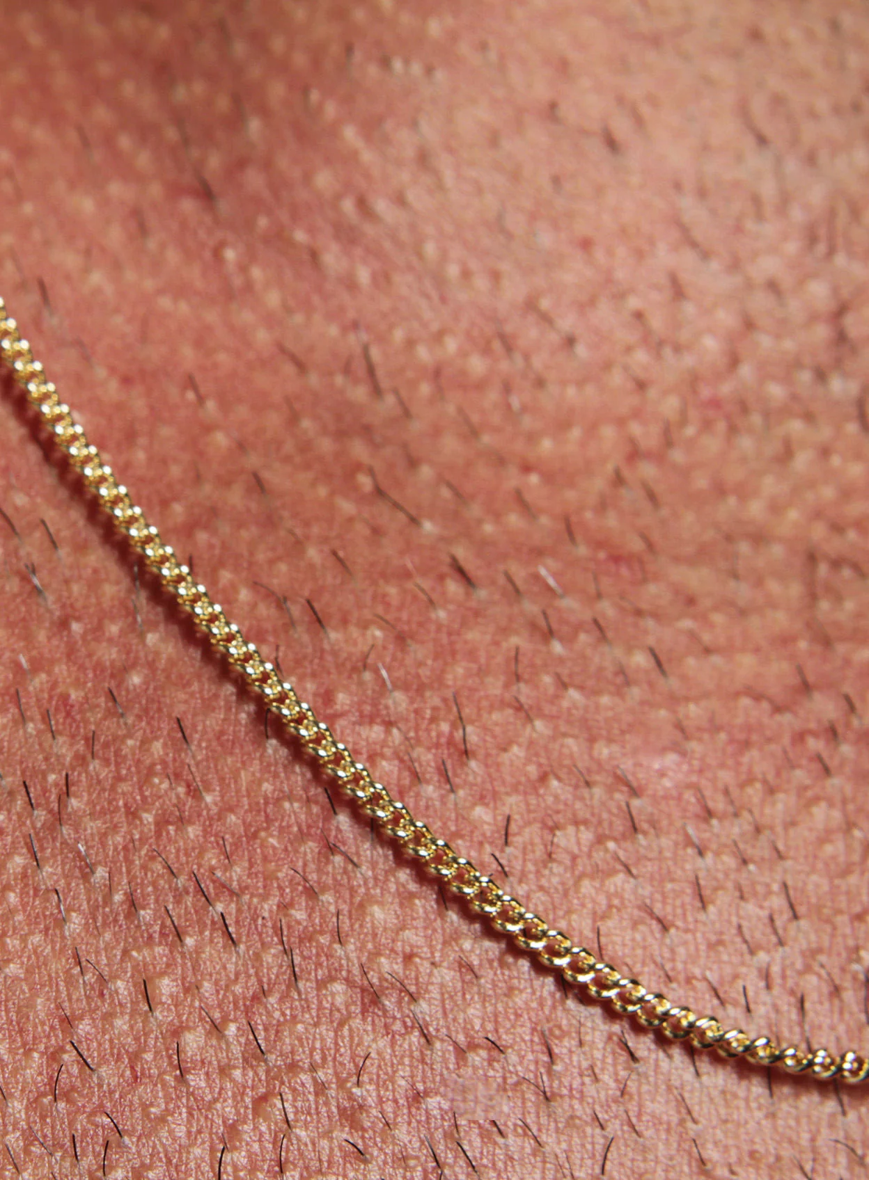 14K Gold Filled Curb Necklace for Men - Image 4