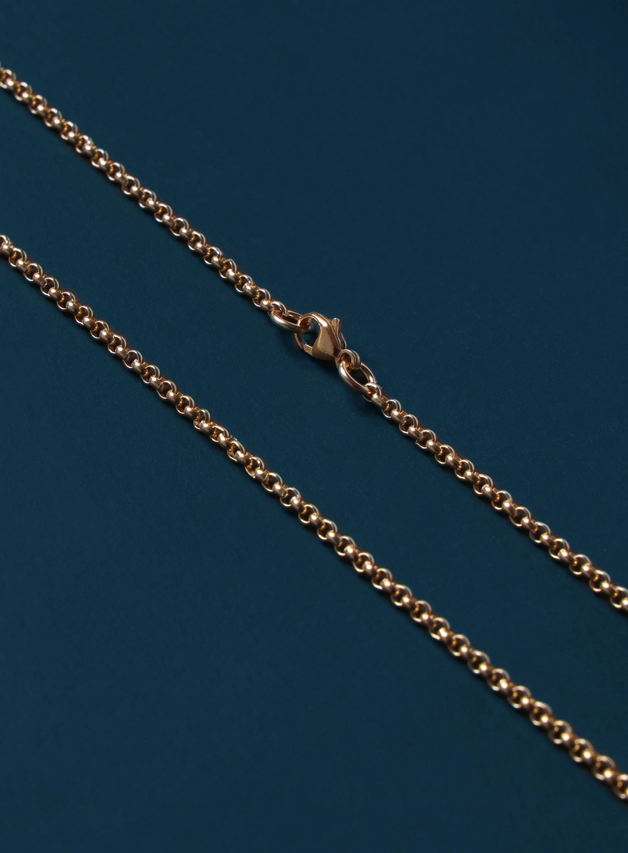14k Gold Filled Rolo Chain Necklace for Men - Image 8