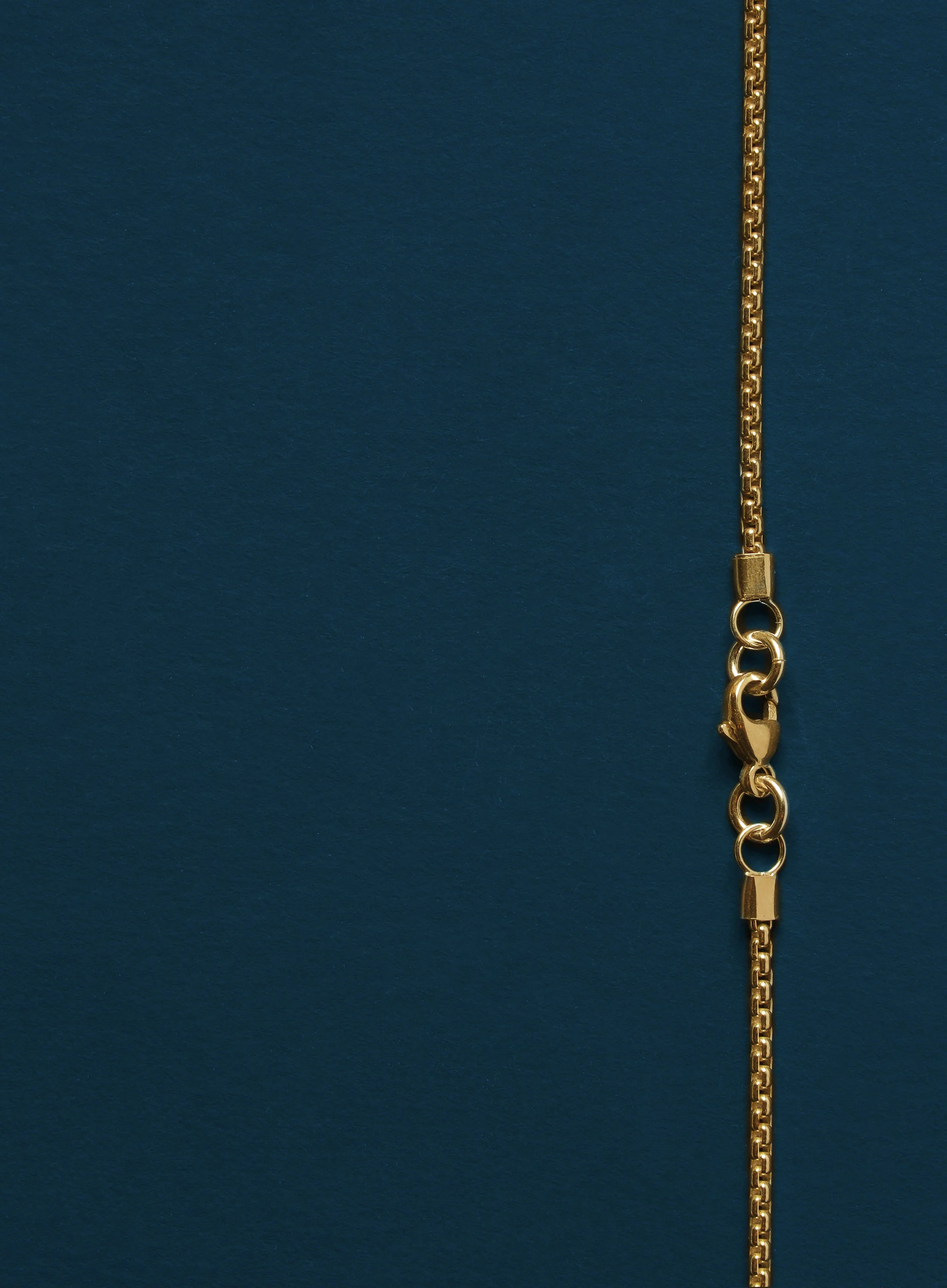 14K Gold Filled Round Box Chain Necklace for Men - Image 9