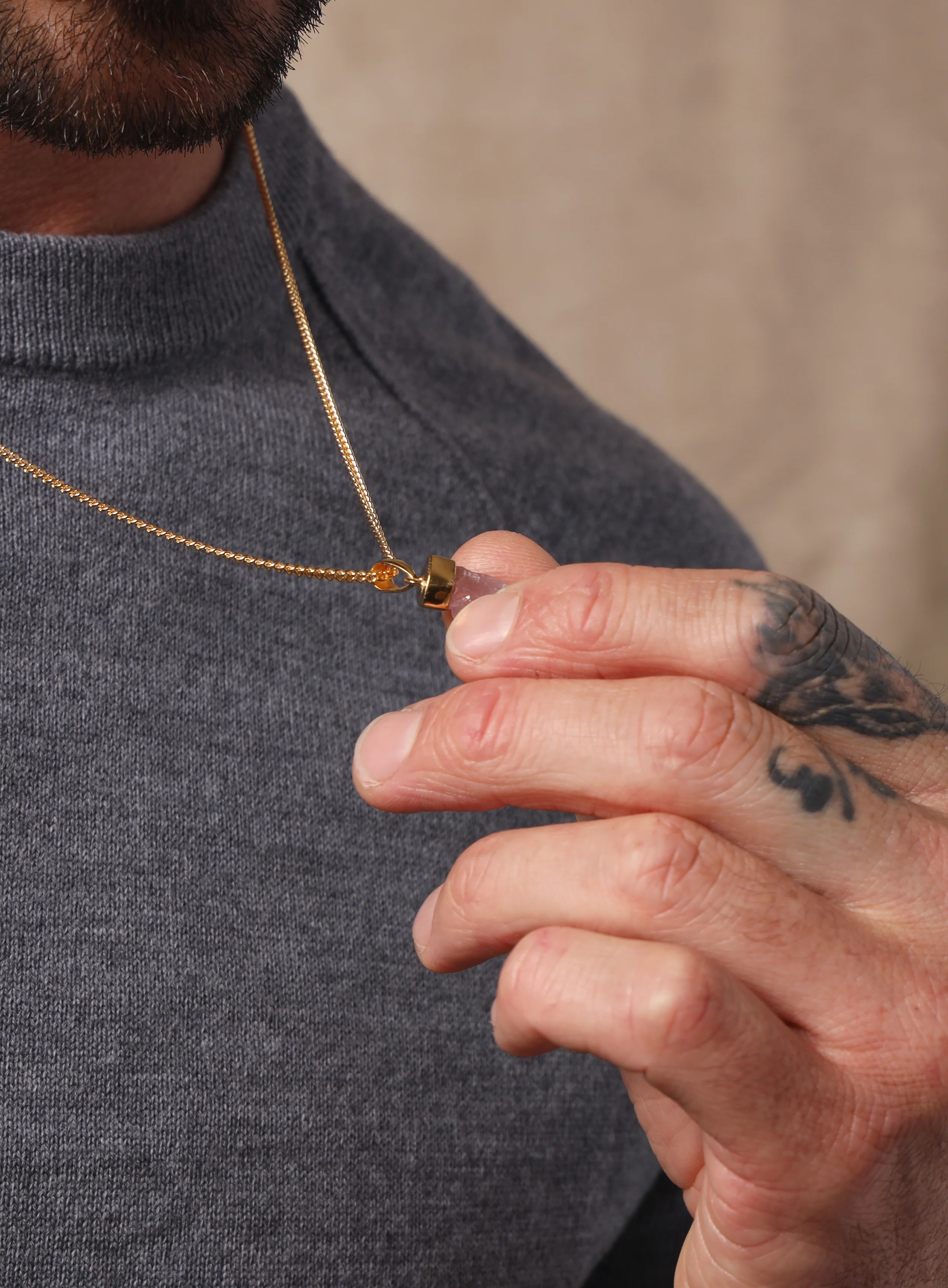 14k Gold Filled + Vermeil One of a Kind Gemstone Pendant Collection - Image 10
