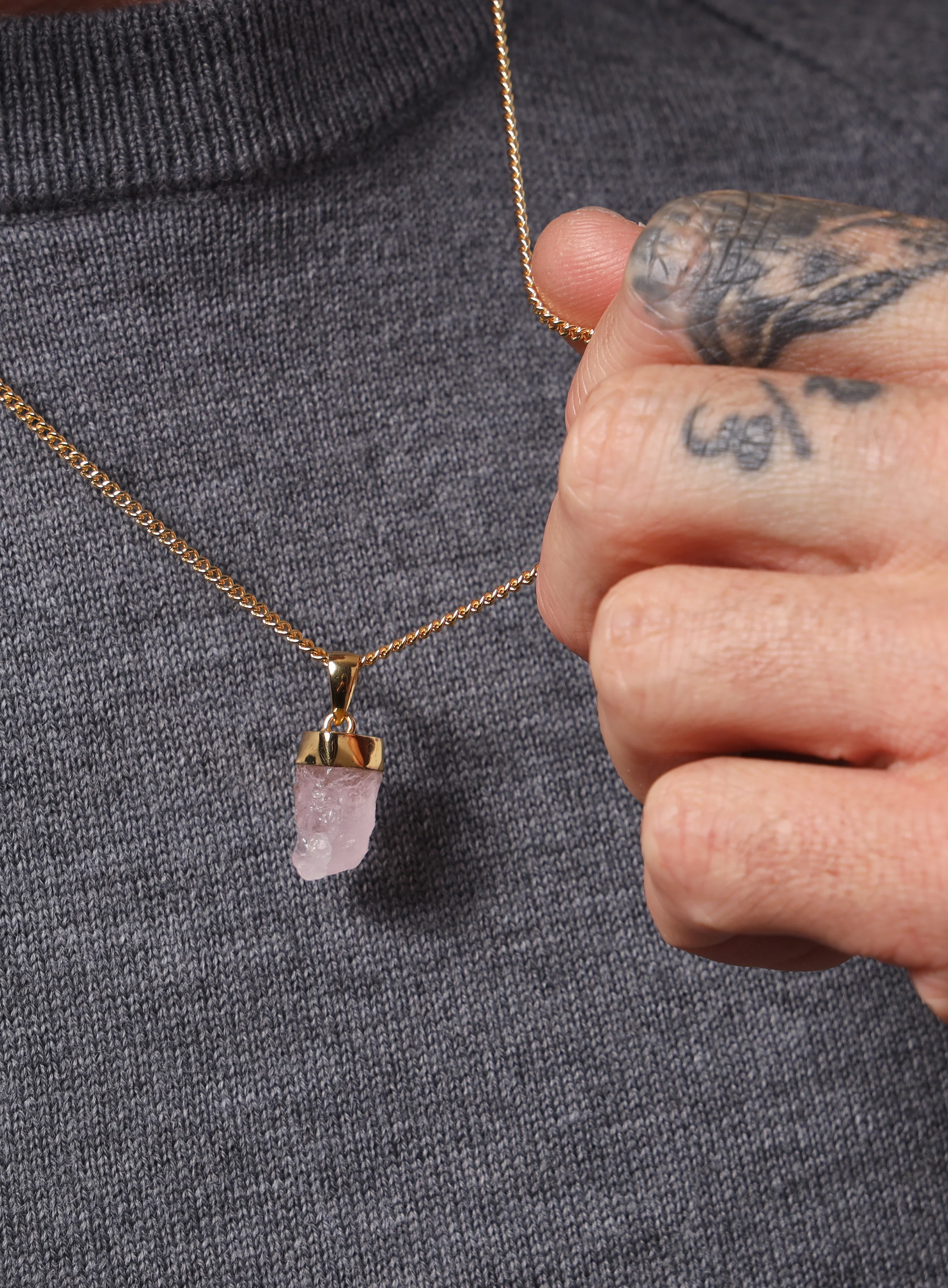 14k Gold Filled + Vermeil One of a Kind Gemstone Pendant Collection - Image 6