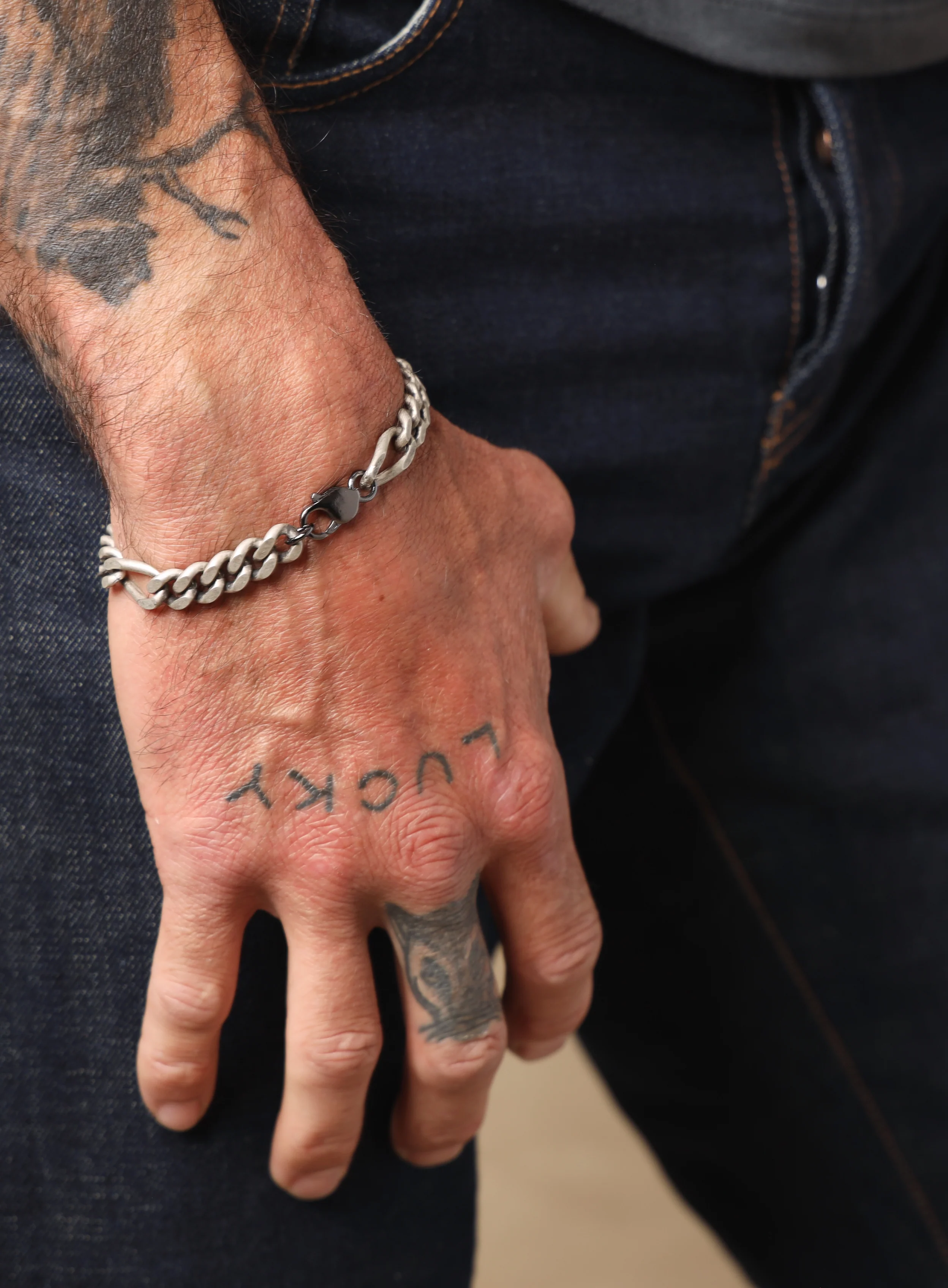 925 Oxidized Sterling Silver Thick Jewelry Bracelet for Man - Image 13