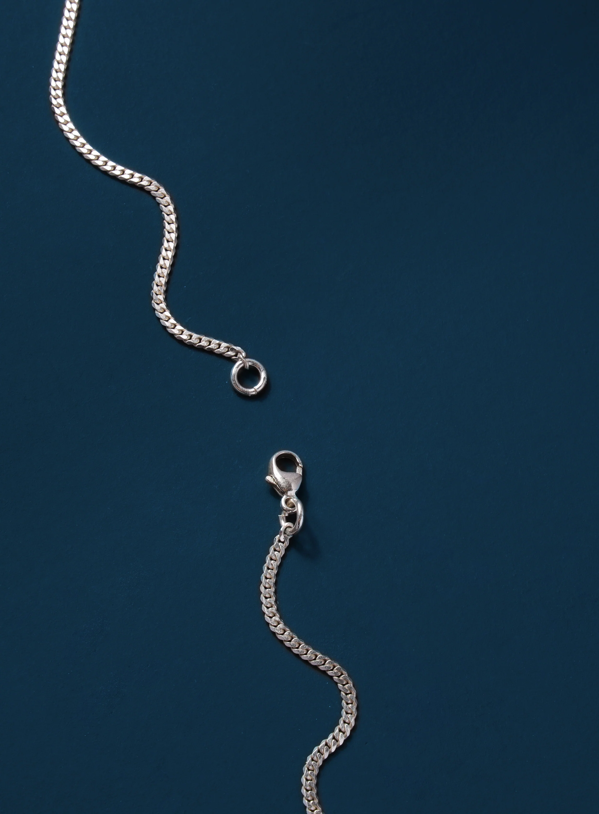 925 Sterling Silver Minimalist 2mm Cuban Chain Necklace for Men - Image 9