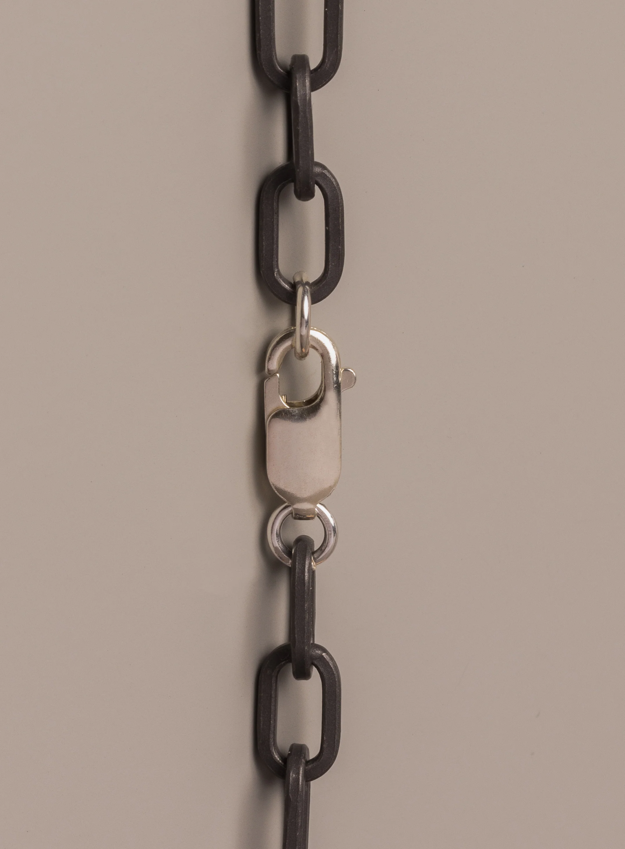 925 Titanium Coated Sterling Silver Figaro Inspired Chain Necklace for Men - Image 7