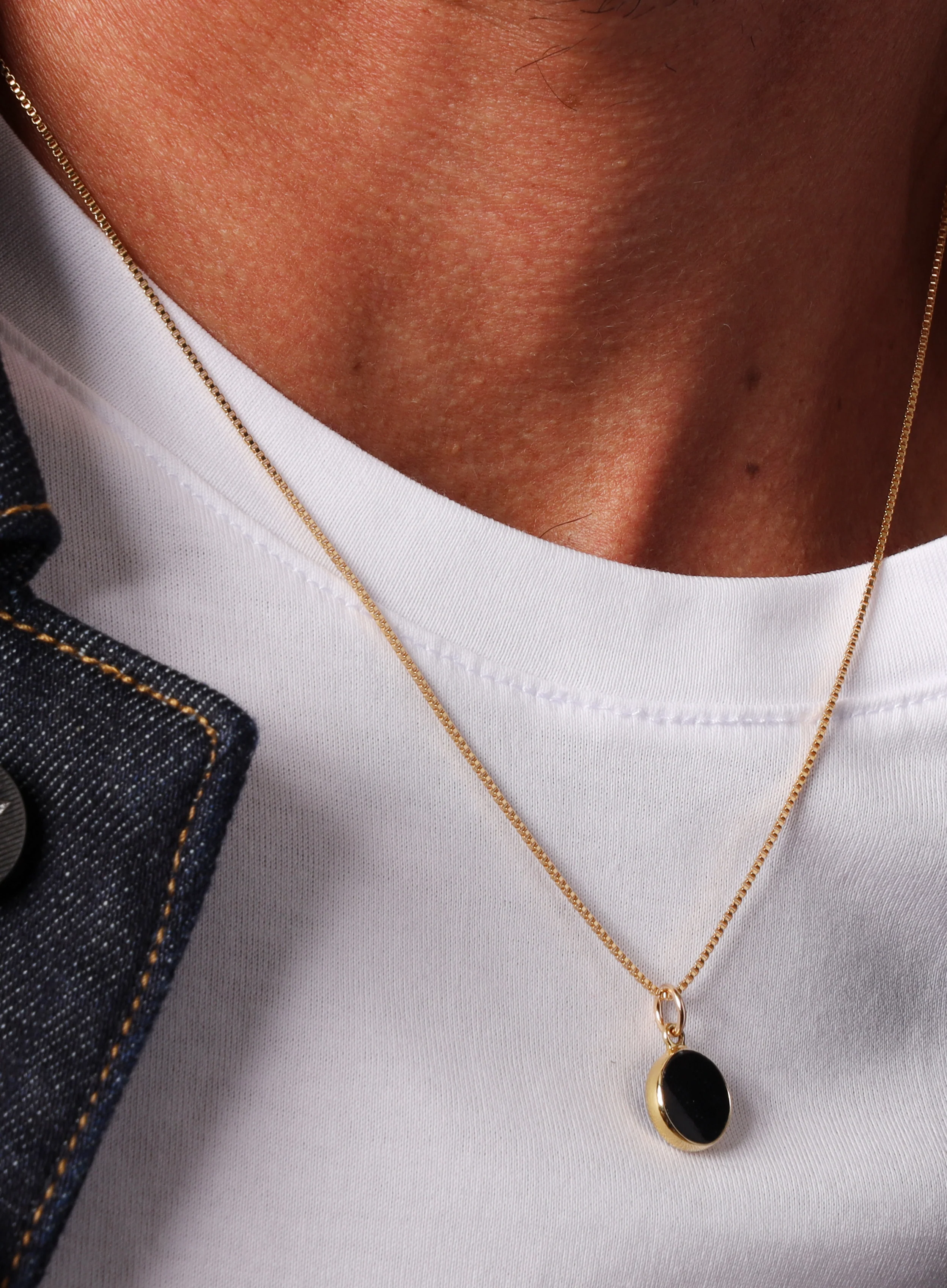 Black Onyx Gemstone Necklace - Image 4