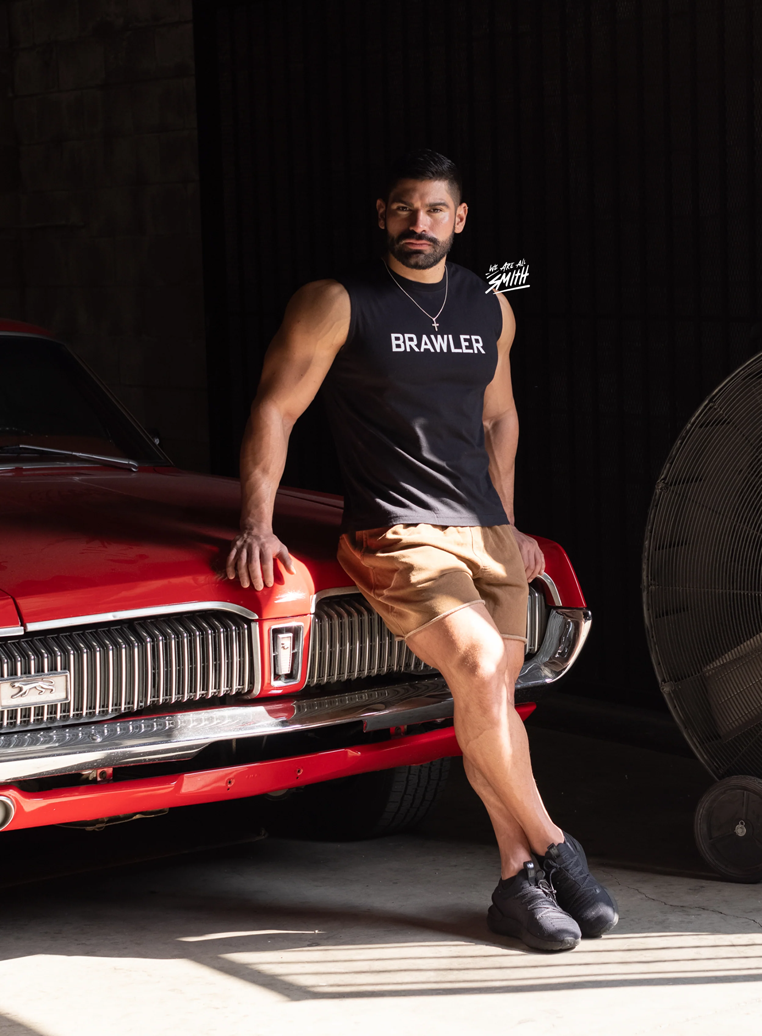 BRAWLER Black Muscle Shirt - Image 3