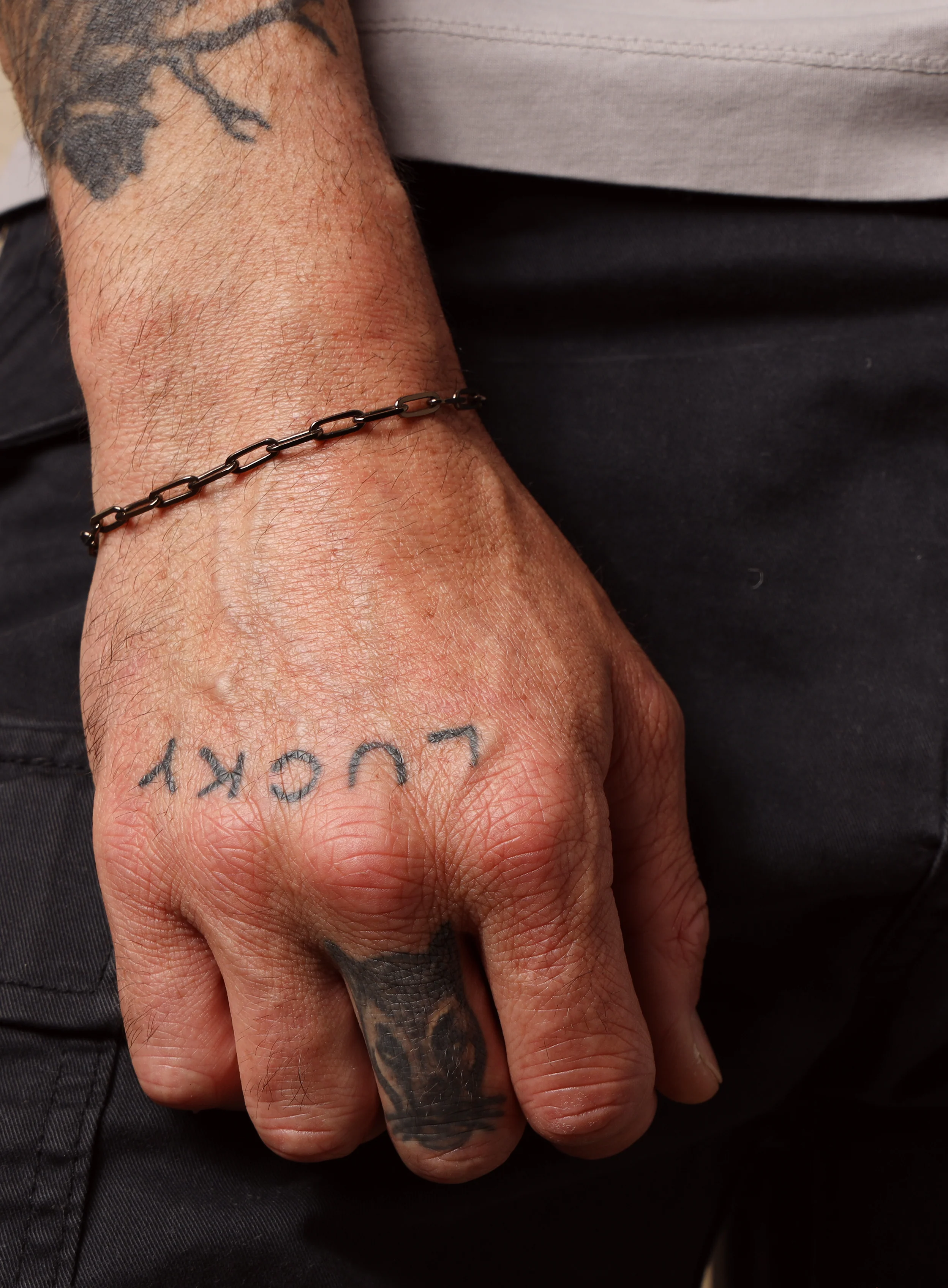 Chocolate Gold and 14K Gold Filled Contrast Chain Bracelet for Guys - Image 11