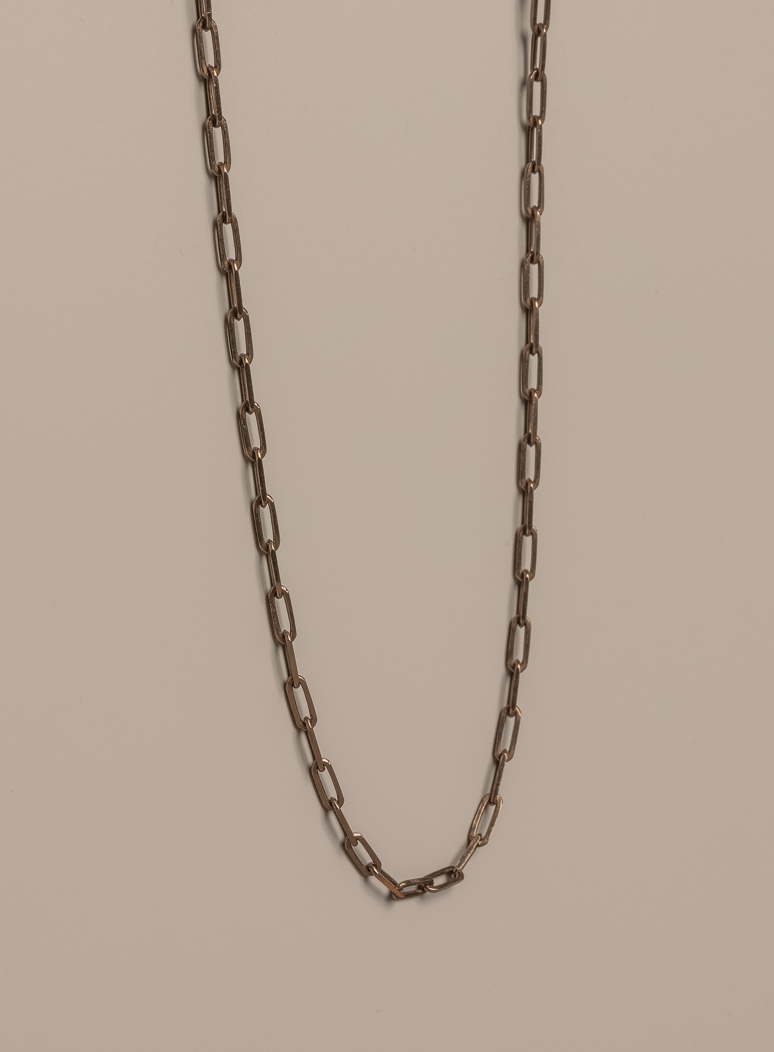 "Chocolate" Vermeil Gold Cable Chain Necklace for Men - Image 5