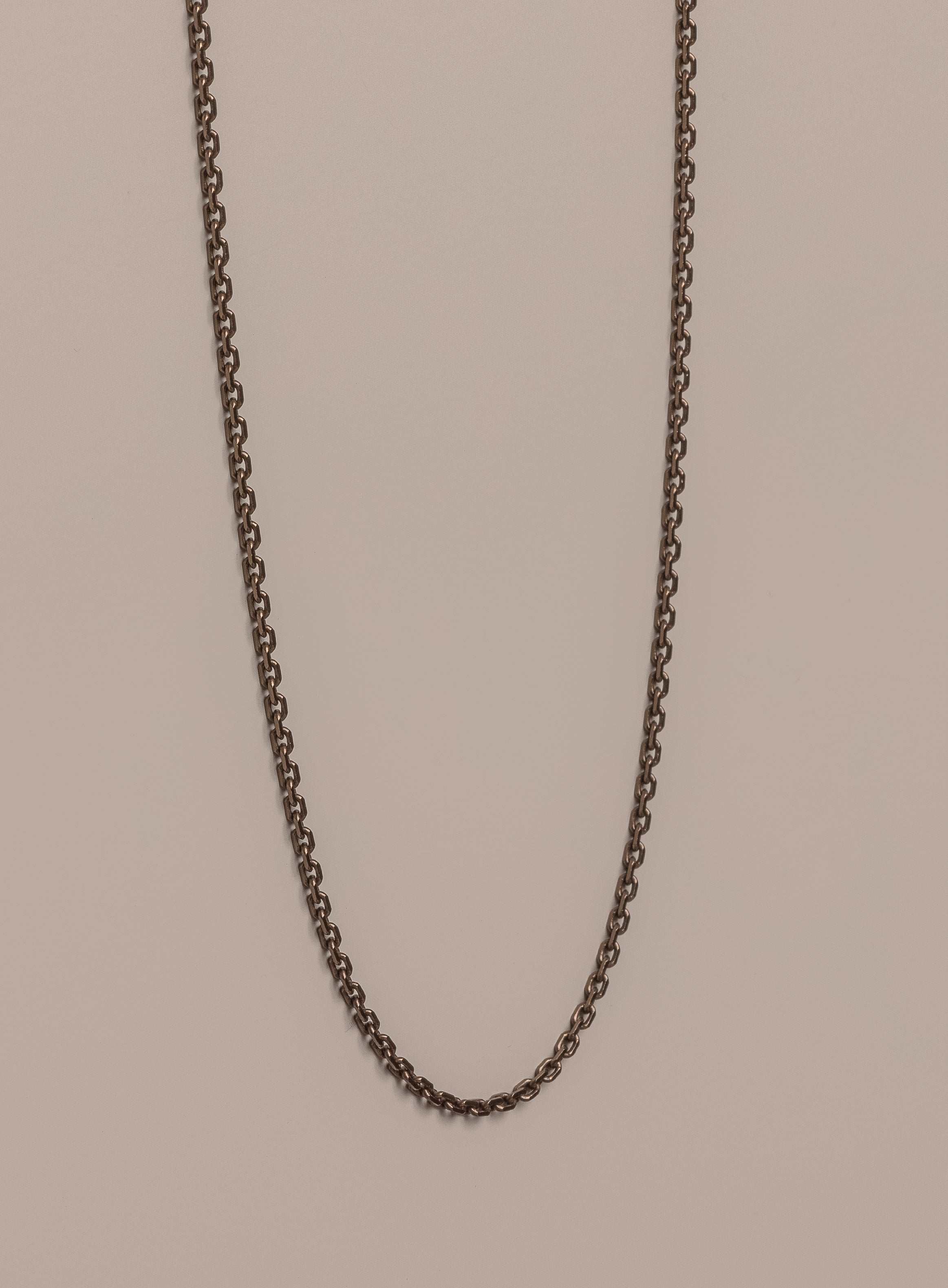 "Chocolate" Vermeil Gold Cable Chain Necklace for Men - Image 8