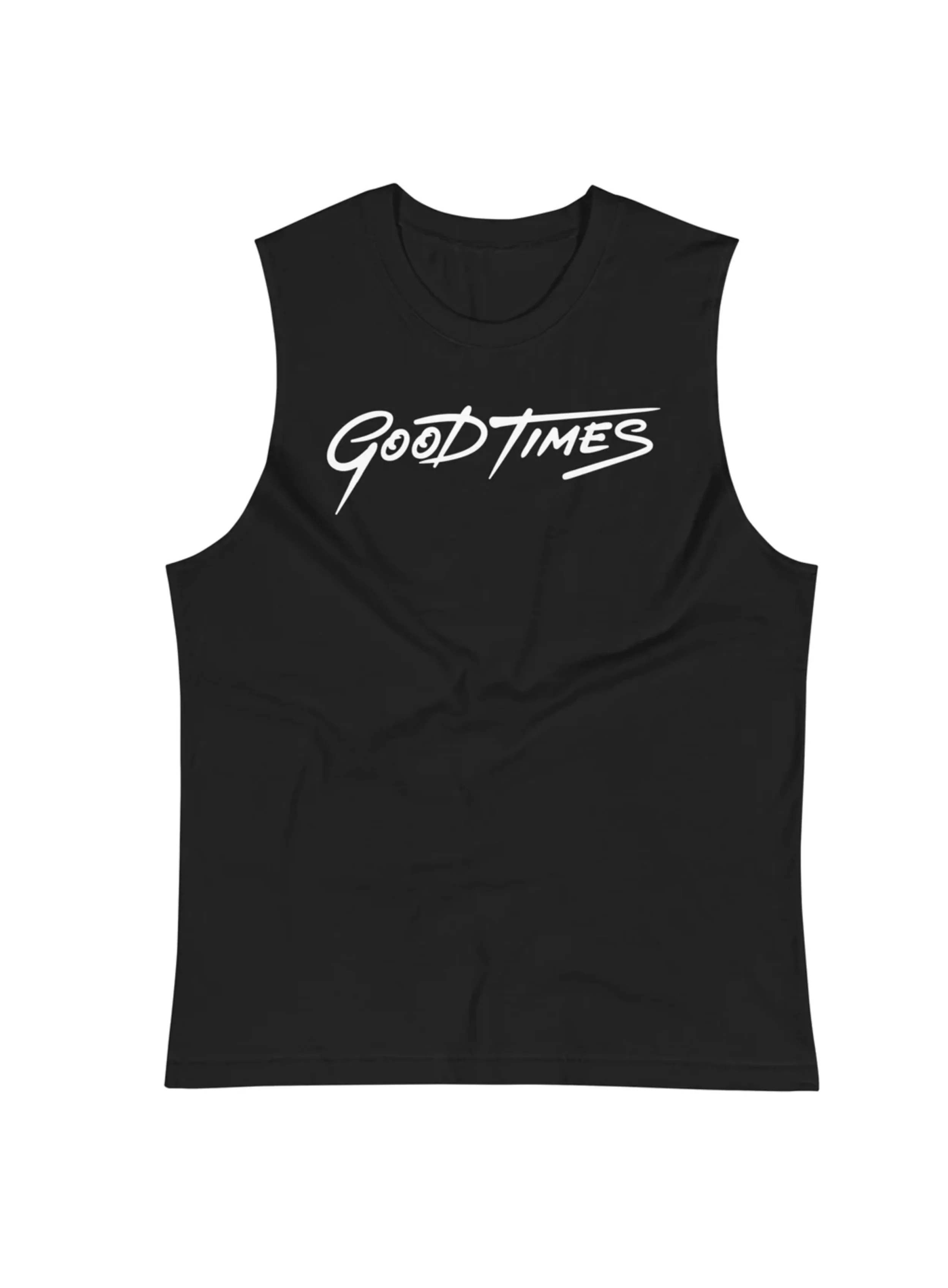 Good Times Black Muscle Shirt - Image 2
