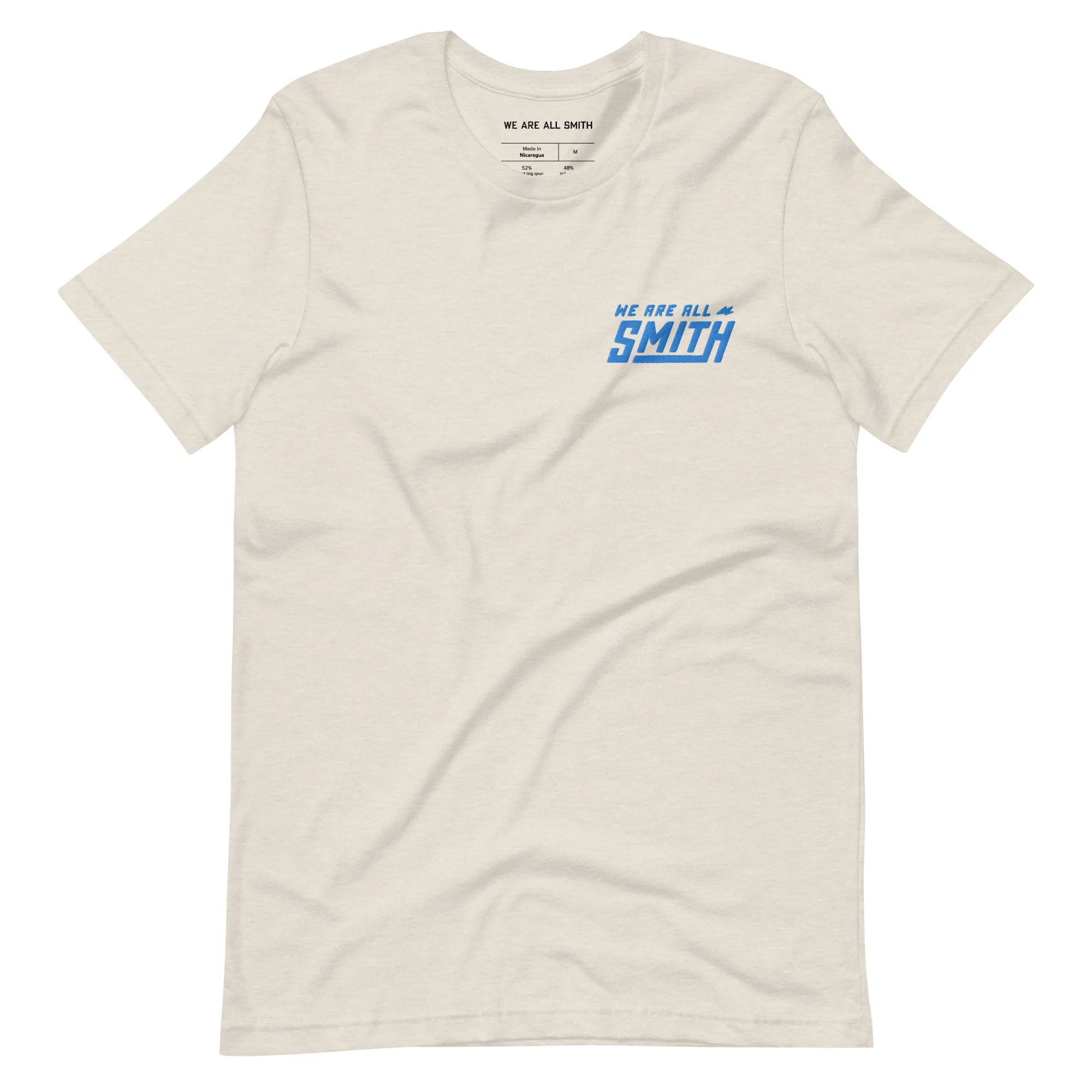 Heather Dust Blue WAAS logo Unisex t-shirt - Image 4