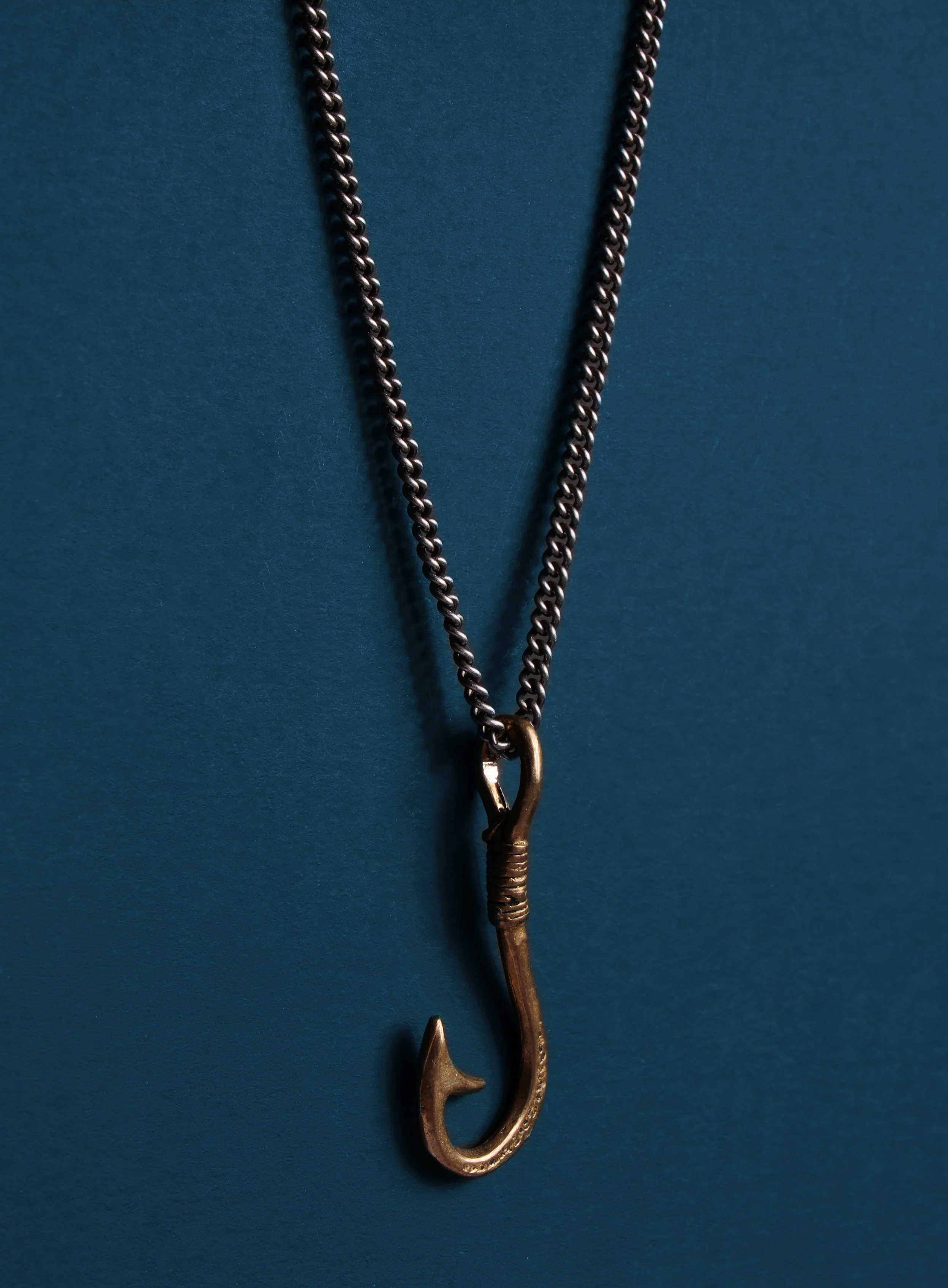 Bronze Hook Necklace for Men - Image 3