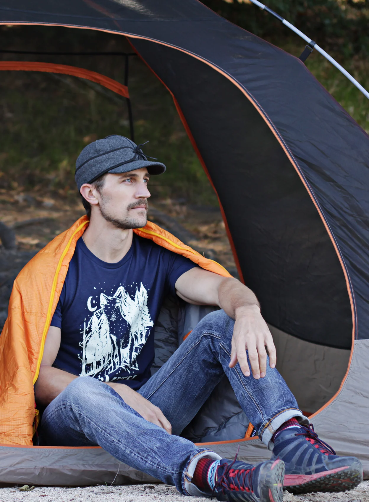 'Howl at the Moon" Short sleeve t-shirt - Image 4