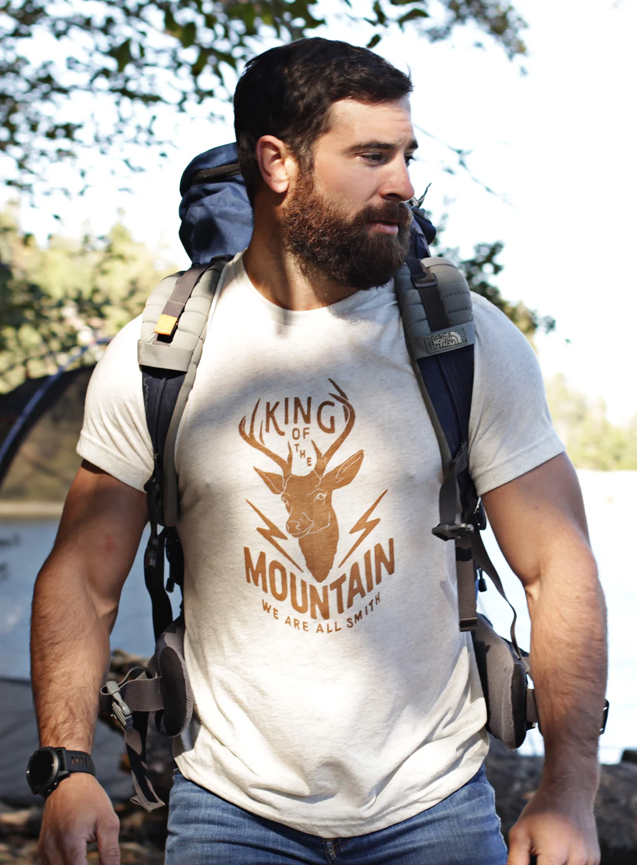 "King of the Mountain" Short sleeve t-shirt - Image 3