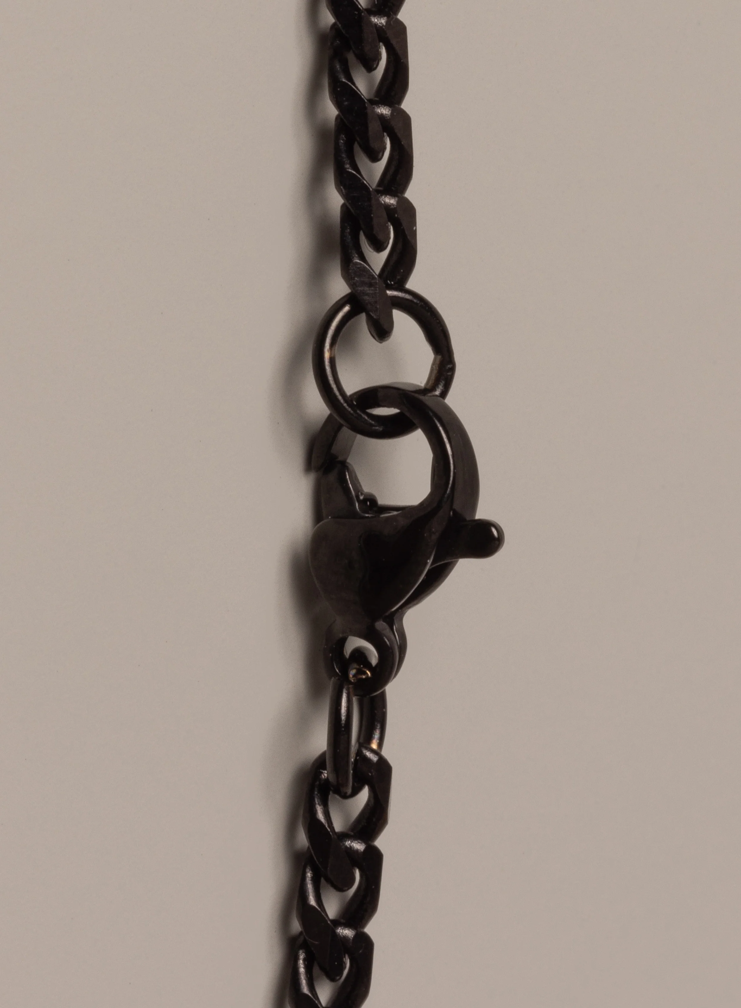 3.5mm black stainless steel cuban chain - Image 6