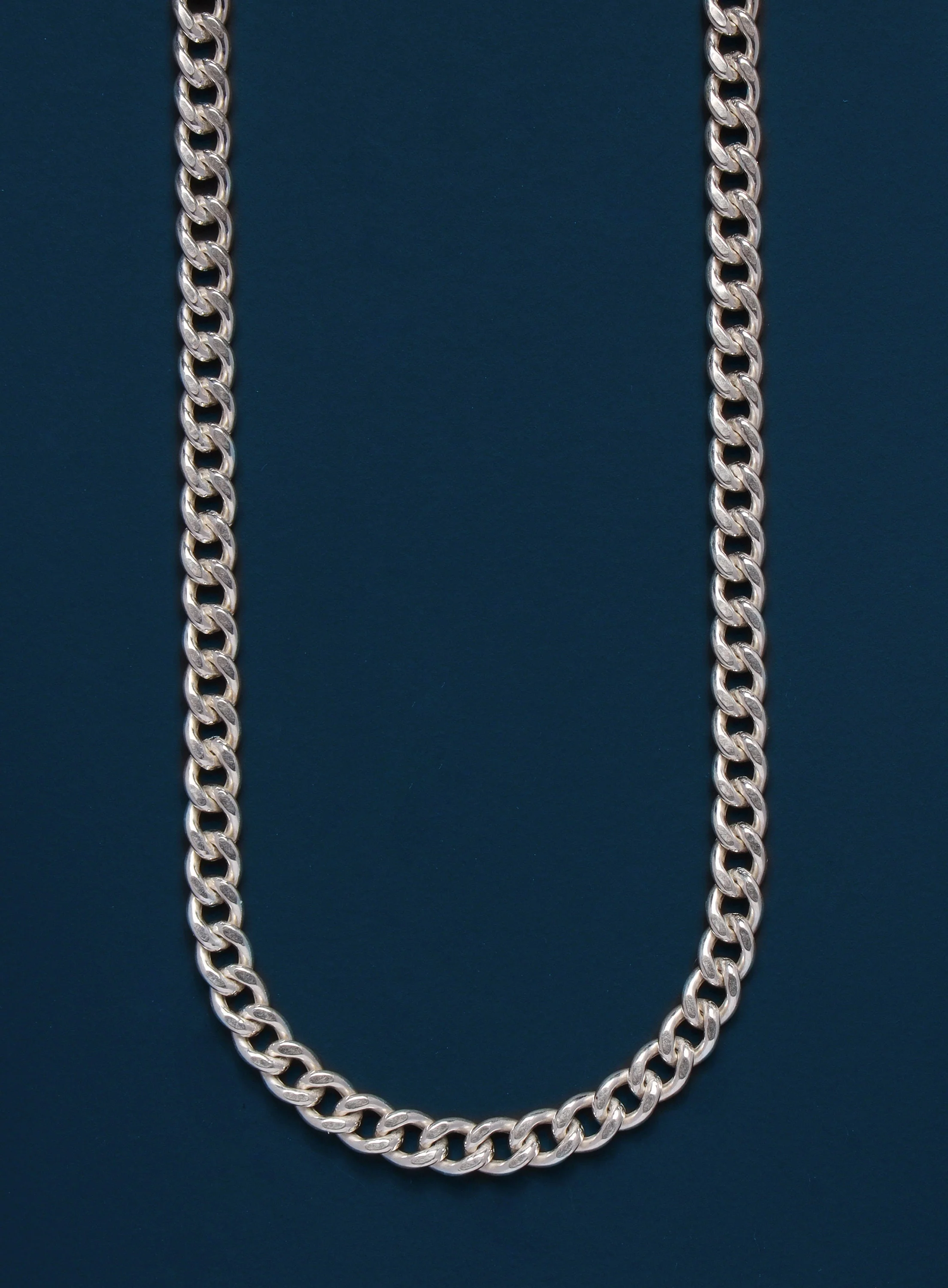 4mm LIGHTWEIGHT 925 Sterling Silver Curb Chain Necklace - Image 2