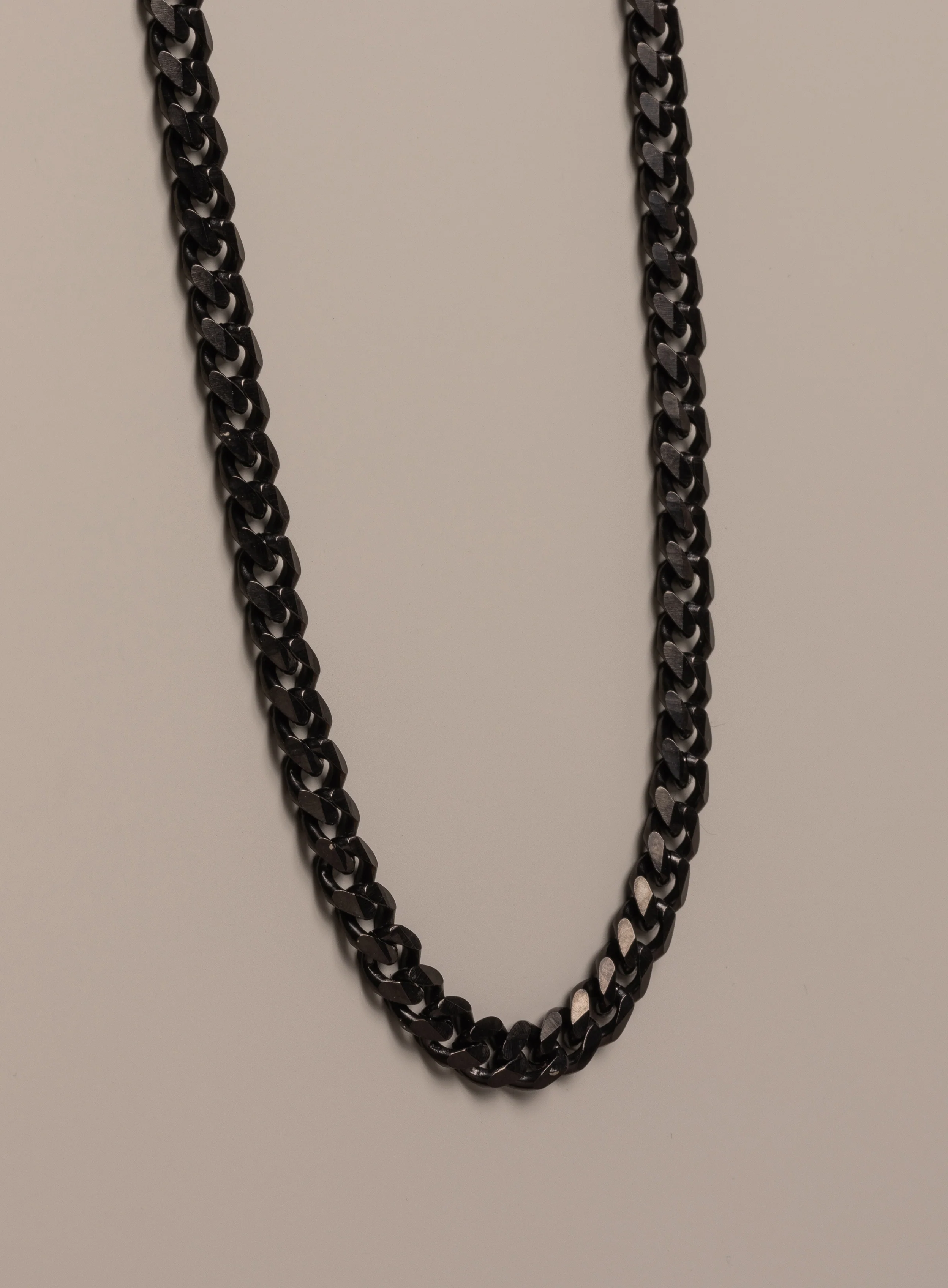 7mm Black Miami Cuban Chain for Men - Image 4