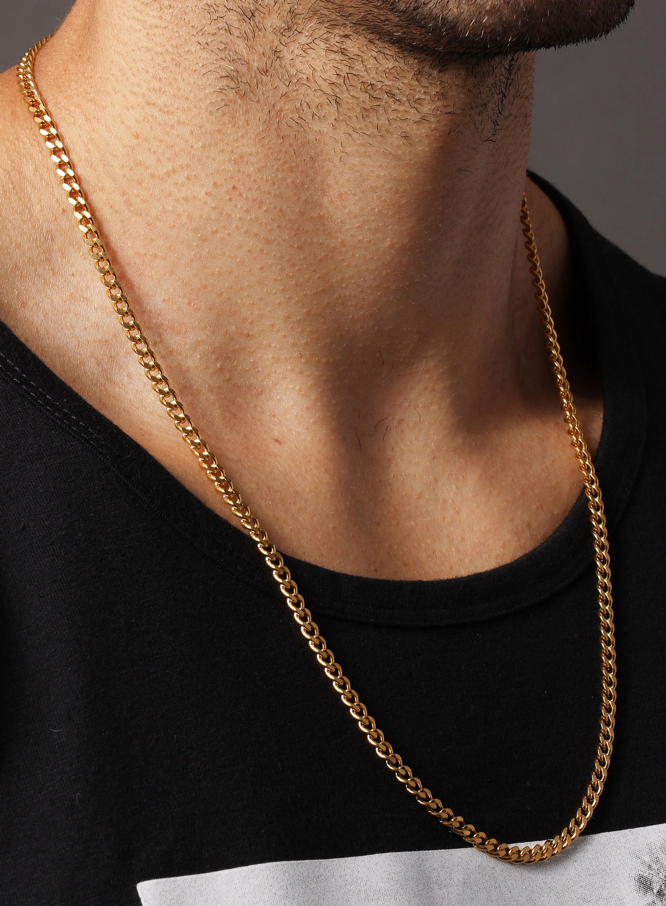 4mm 316L Gold Plated Stainless Steel - Image 2