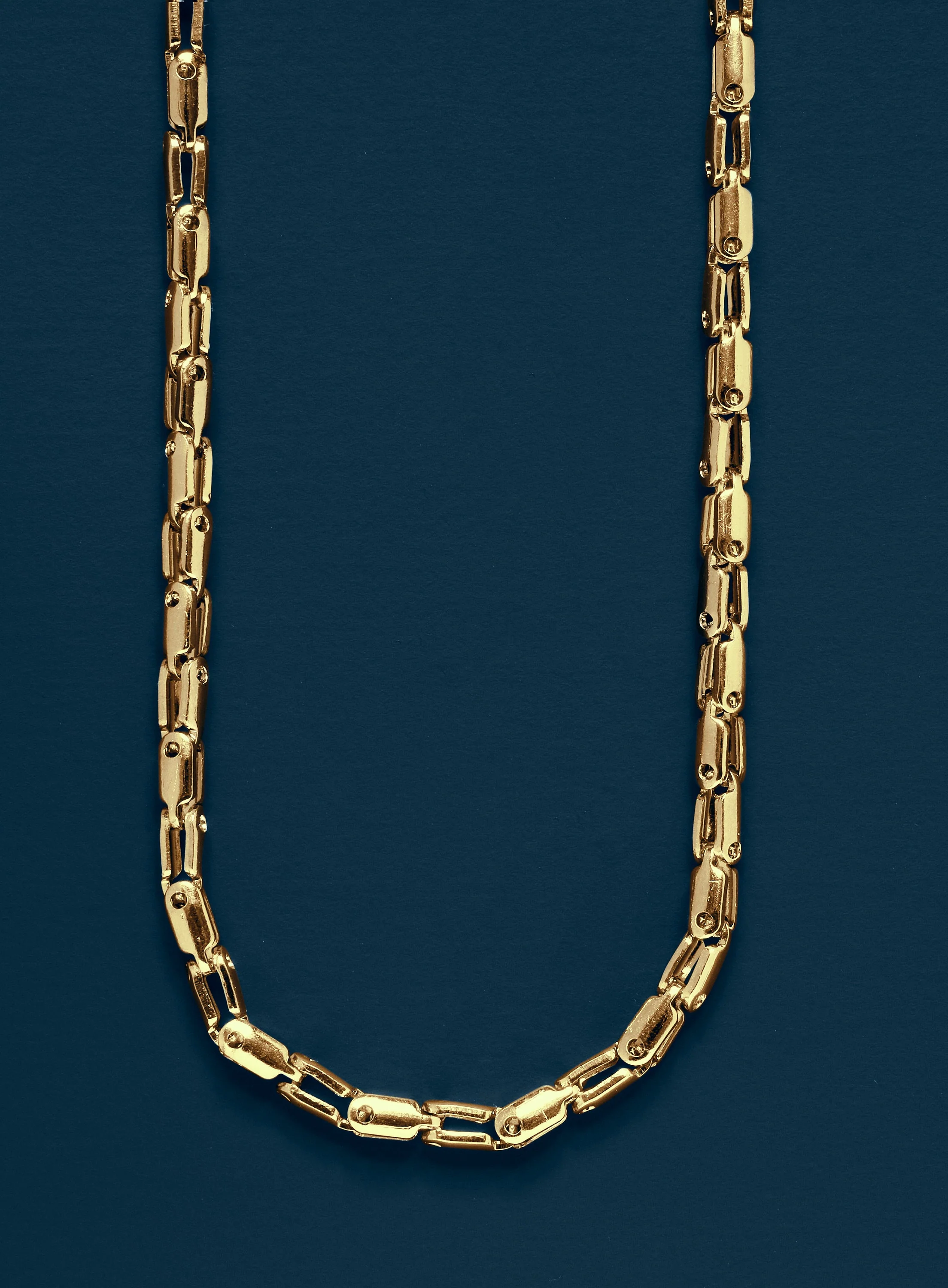 Men's 5mm Gold Chain Necklace - Image 2