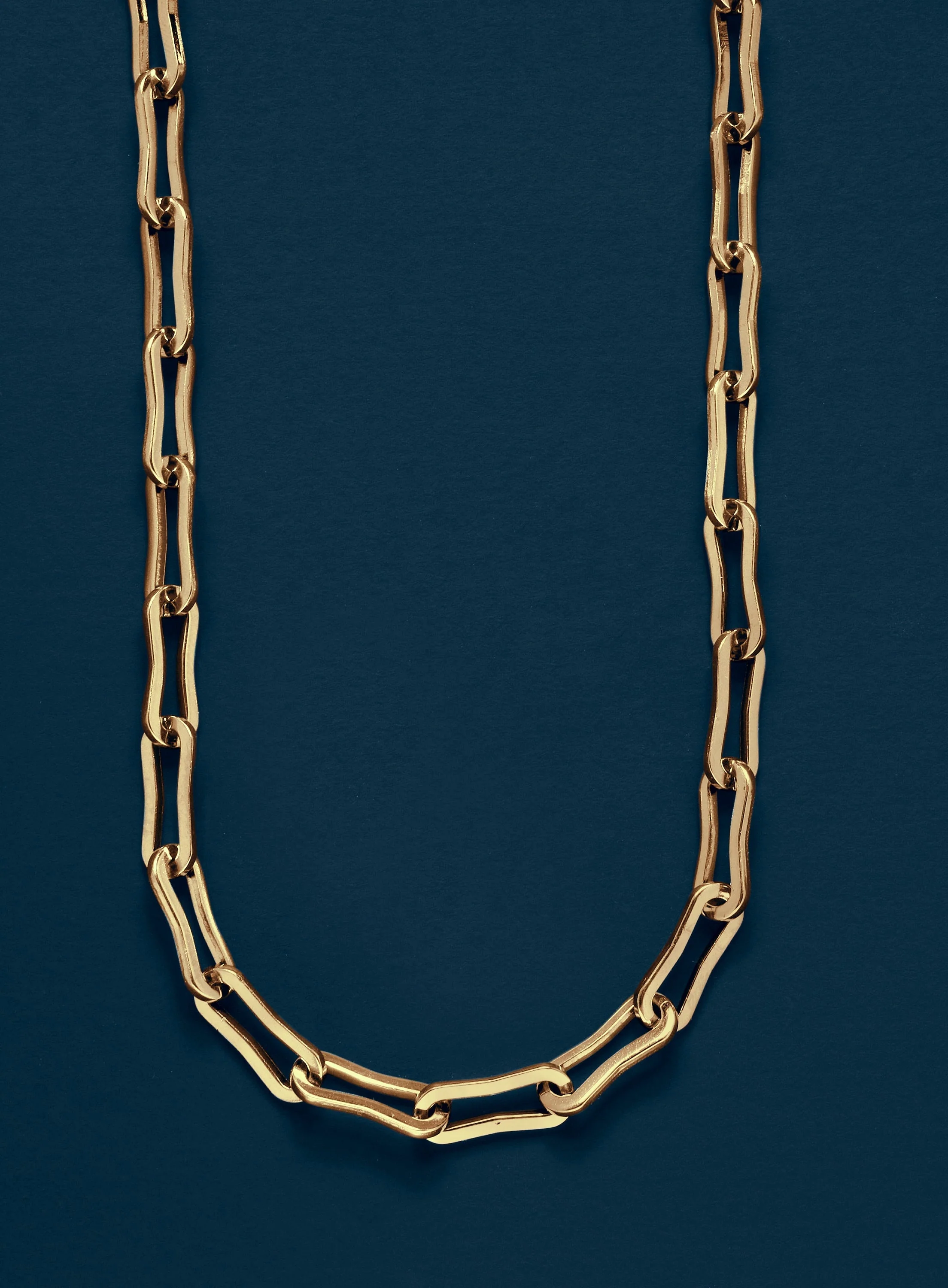 6mm Men's Gold Cable Necklace Chain - Image 2