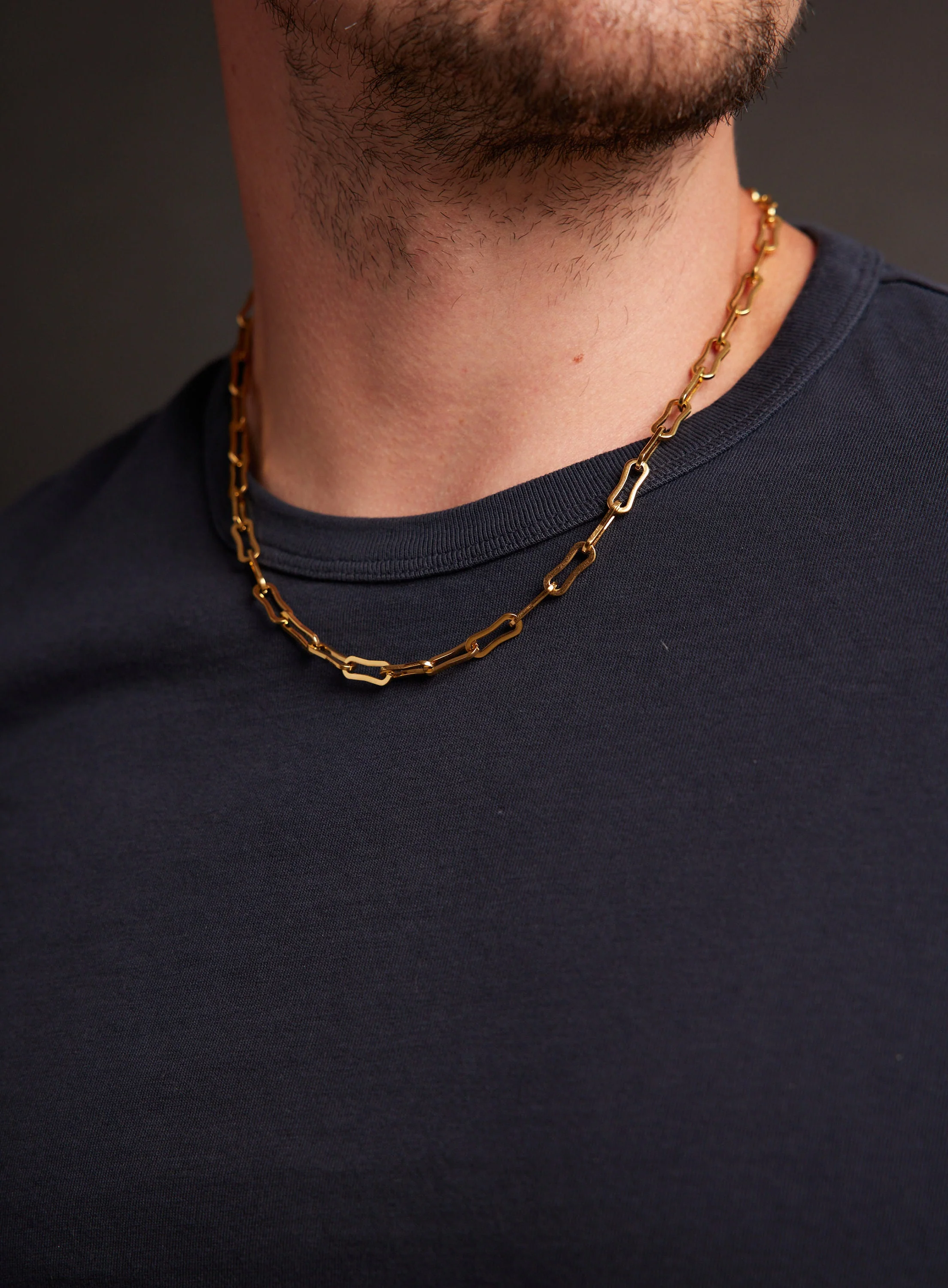 6mm Men's Gold Cable Necklace Chain - Image 5