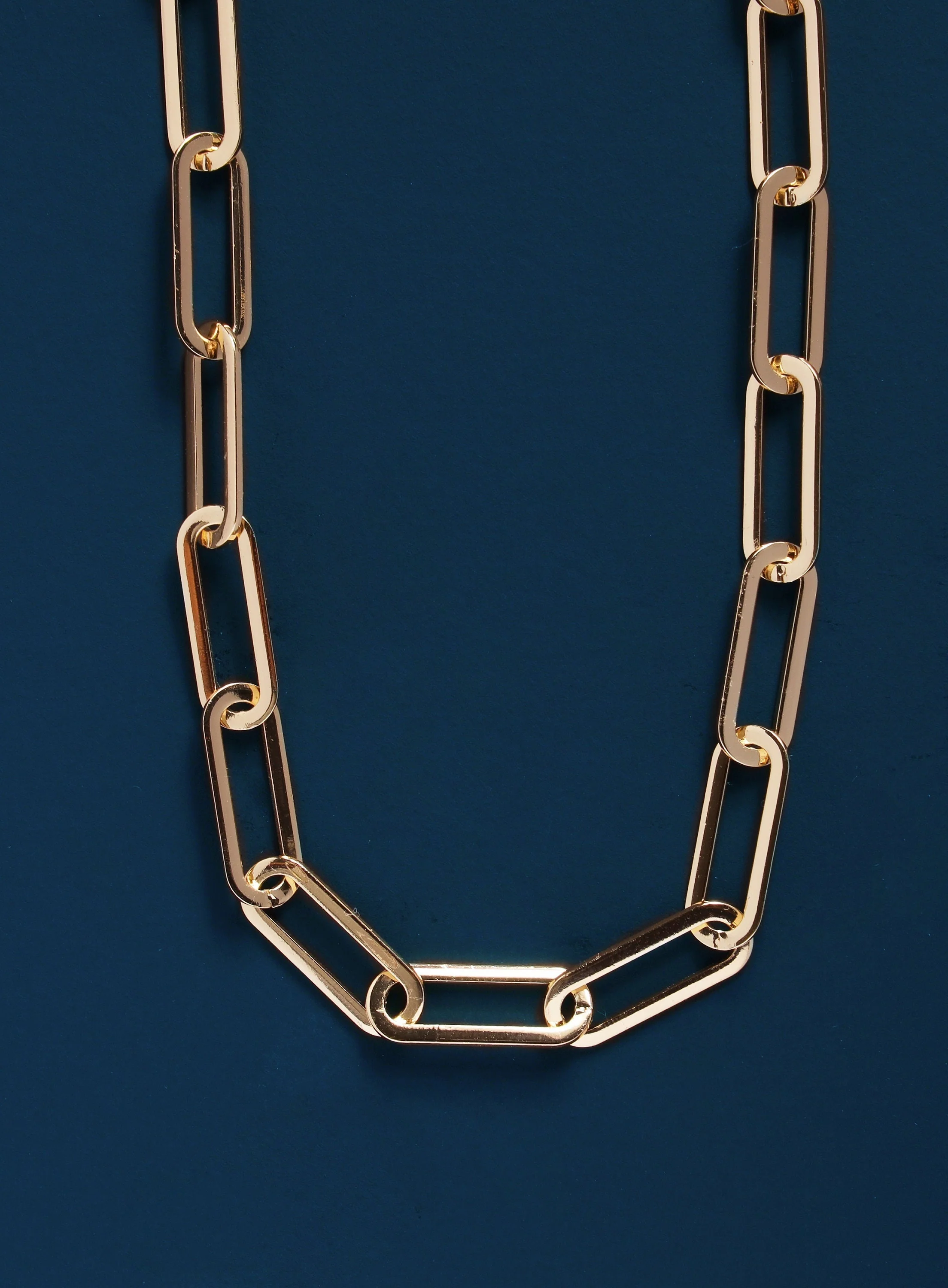 Large Clip 14k plated over 316L stainless steel chain - Image 2