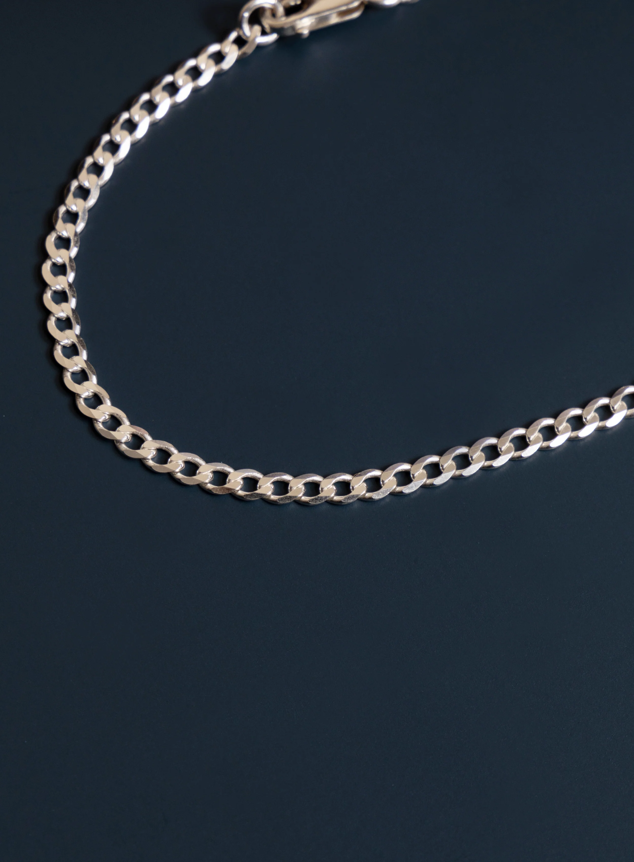 Minimalist 925 Sterling Silver Cuban Links Men's Bracelet - Image 6
