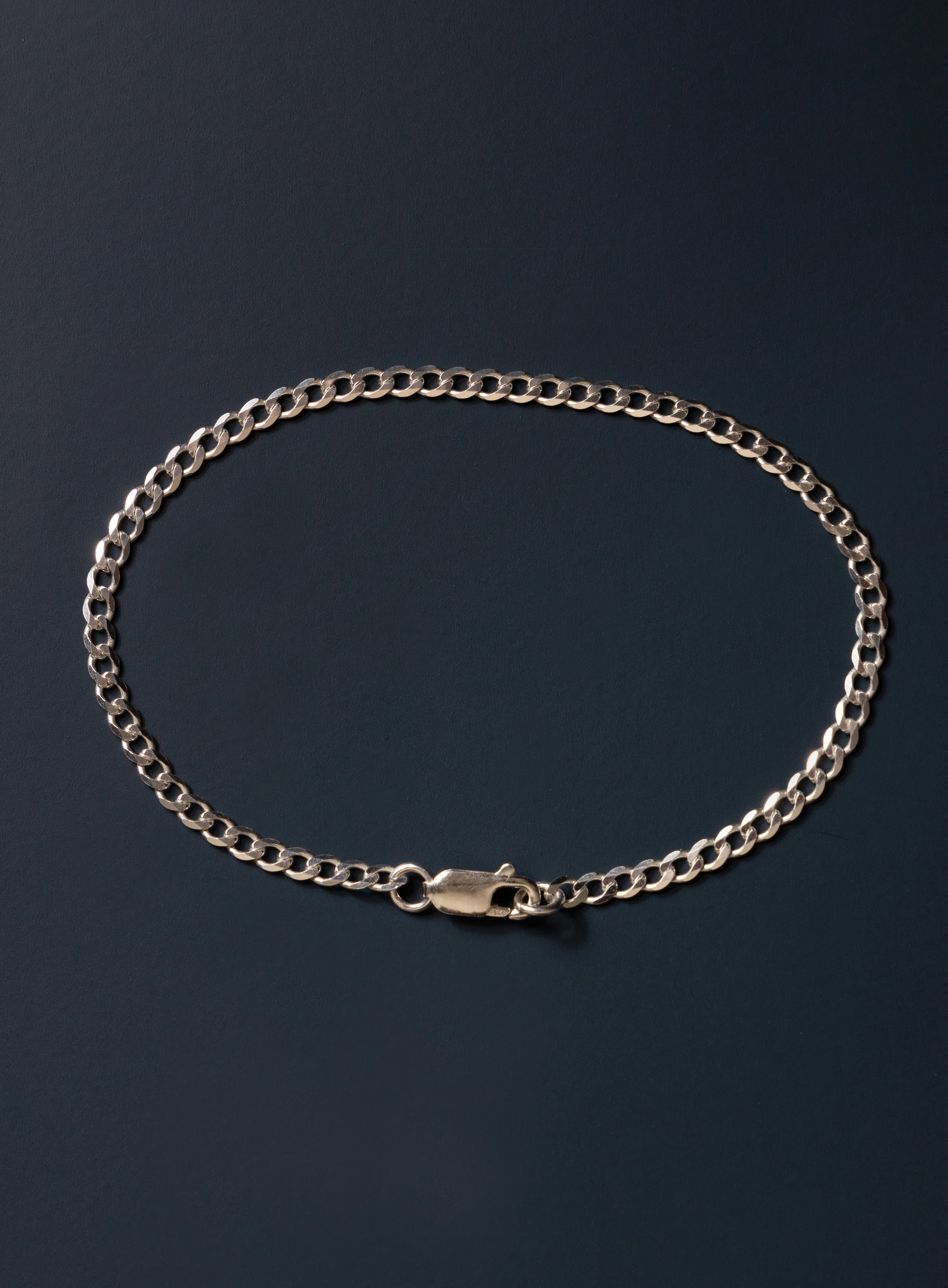 Minimalist 925 Sterling Silver Cuban Links Men's Bracelet - Image 7