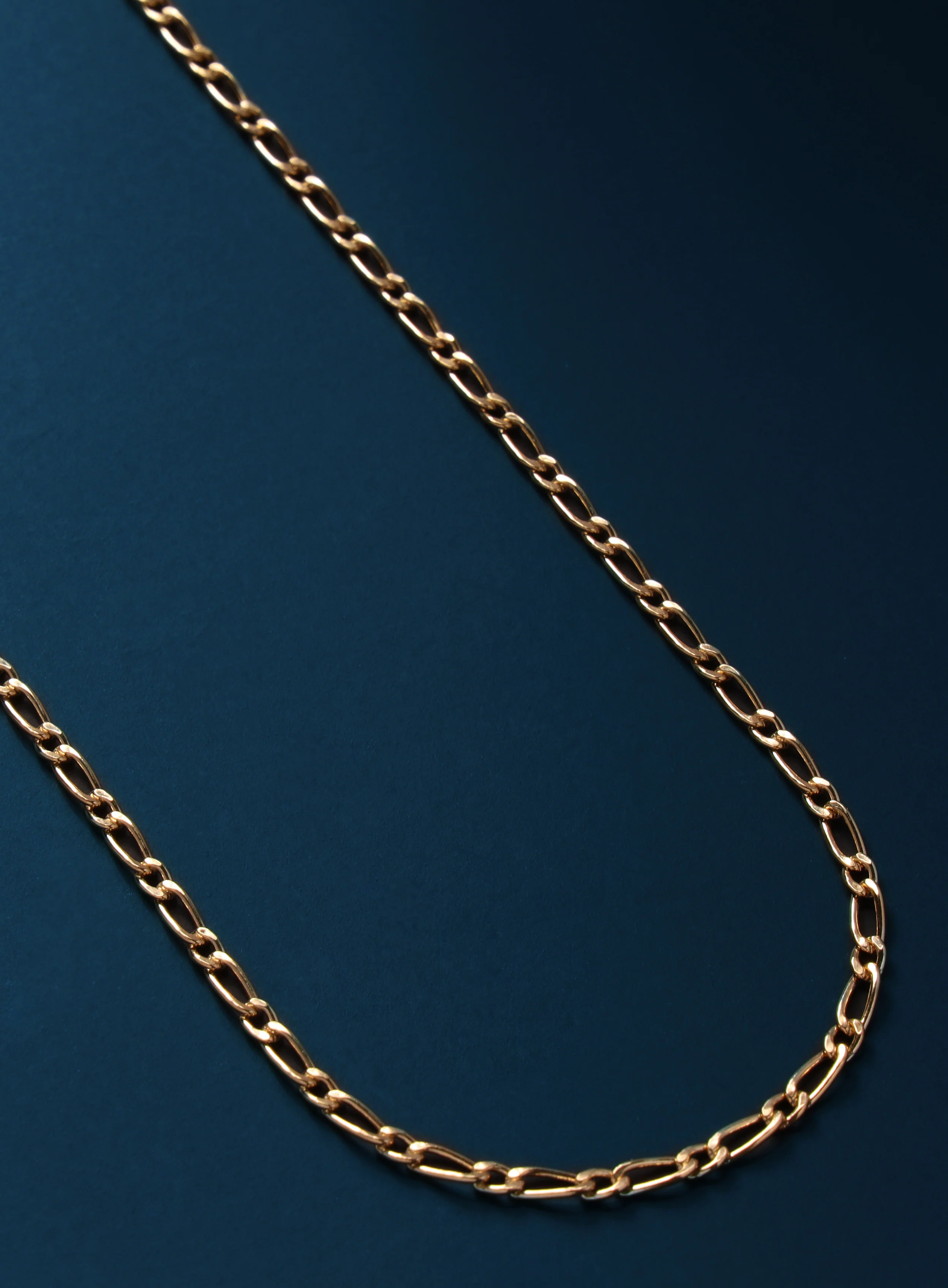 One to One Round + Elongated Cable 14k Gold Filled Chain Necklace - Image 5