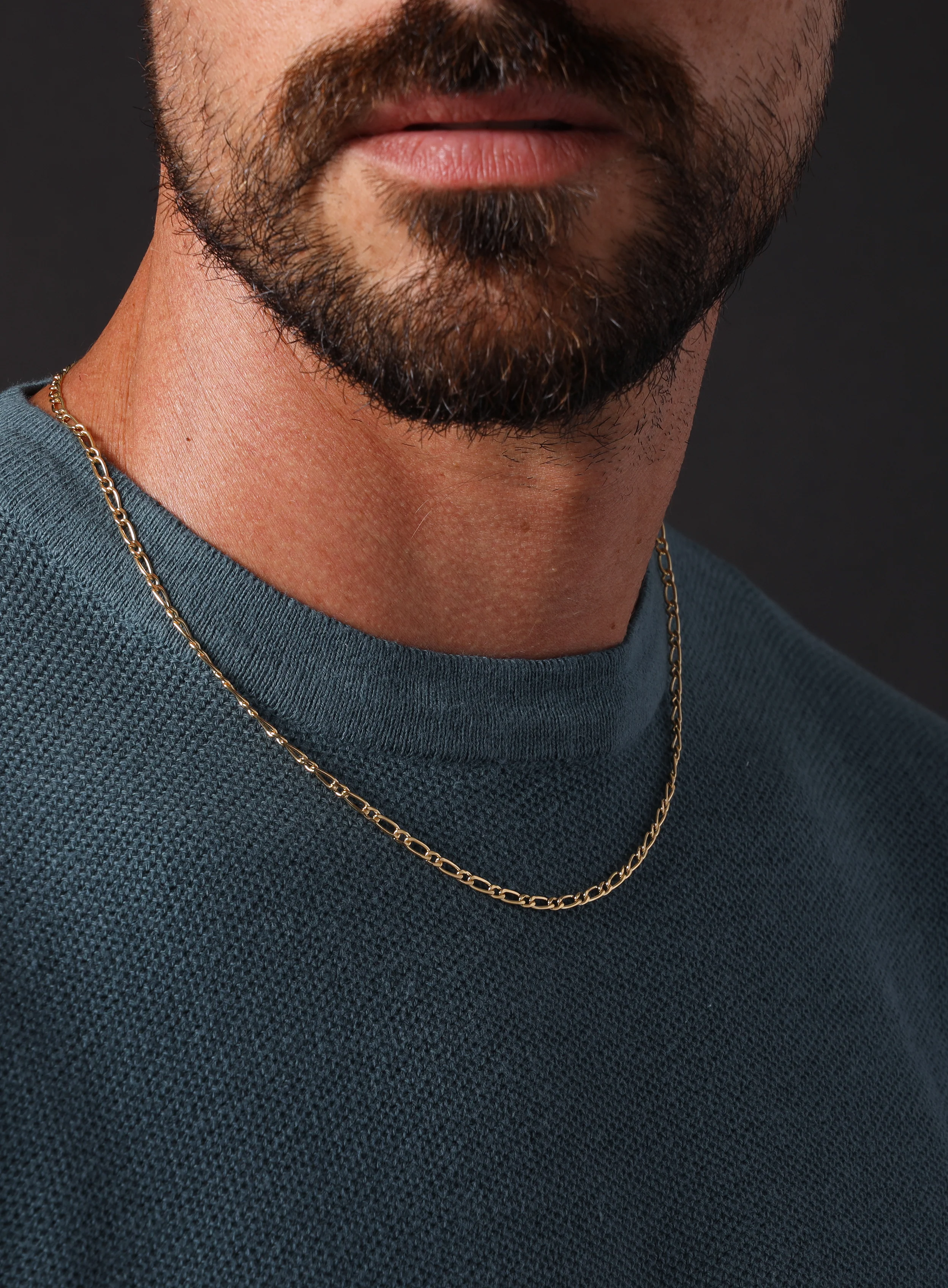 One to One Round + Elongated Cable 14k Gold Filled Chain Necklace - Image 7