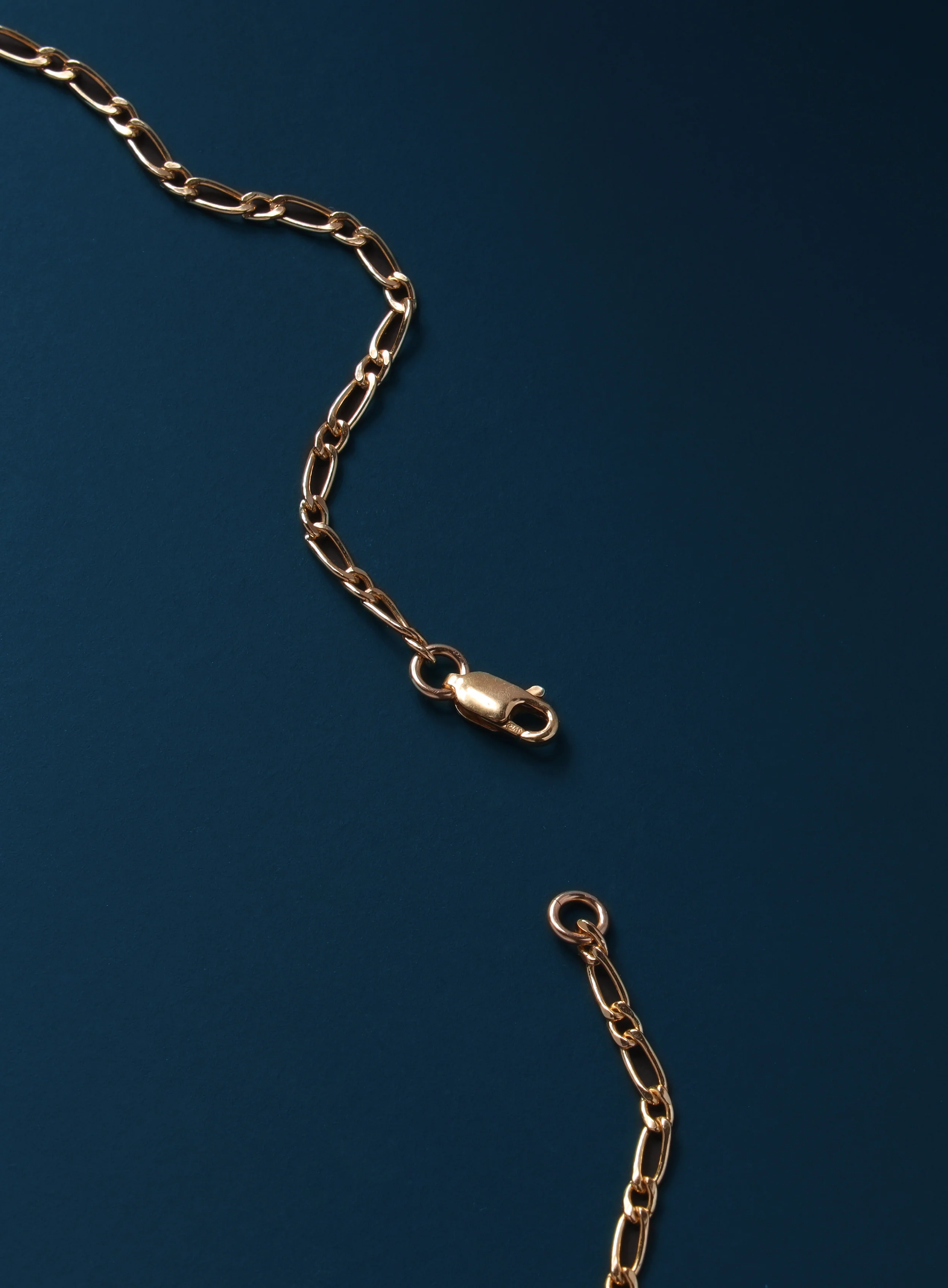 One to One Round + Elongated Cable 14k Gold Filled Chain Necklace - Image 9
