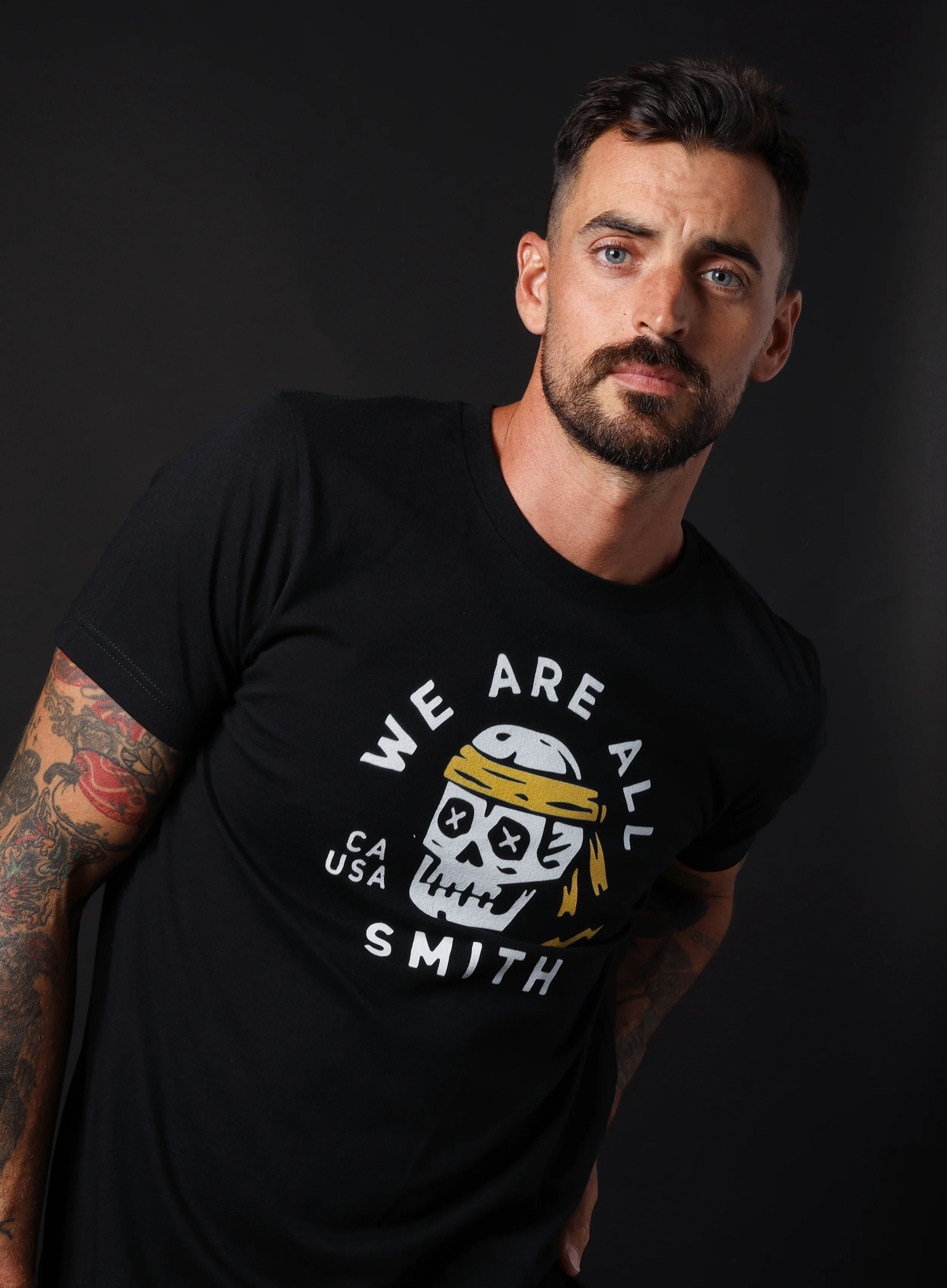 Skull Black Unisex black short sleeve t-shirt - Image 5