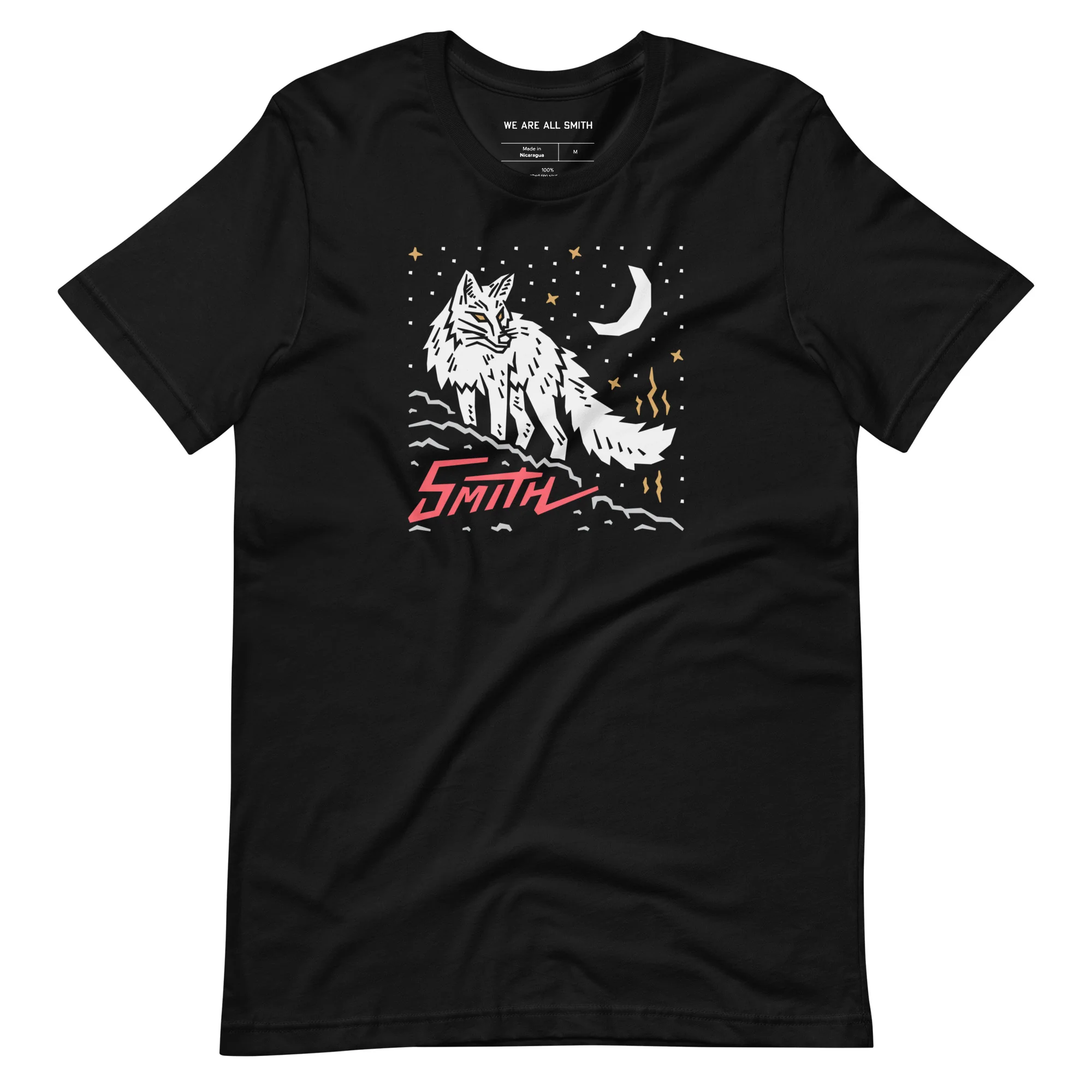 Smith Wolf Black Short Sleeve Unisex t-shirt - Image 3