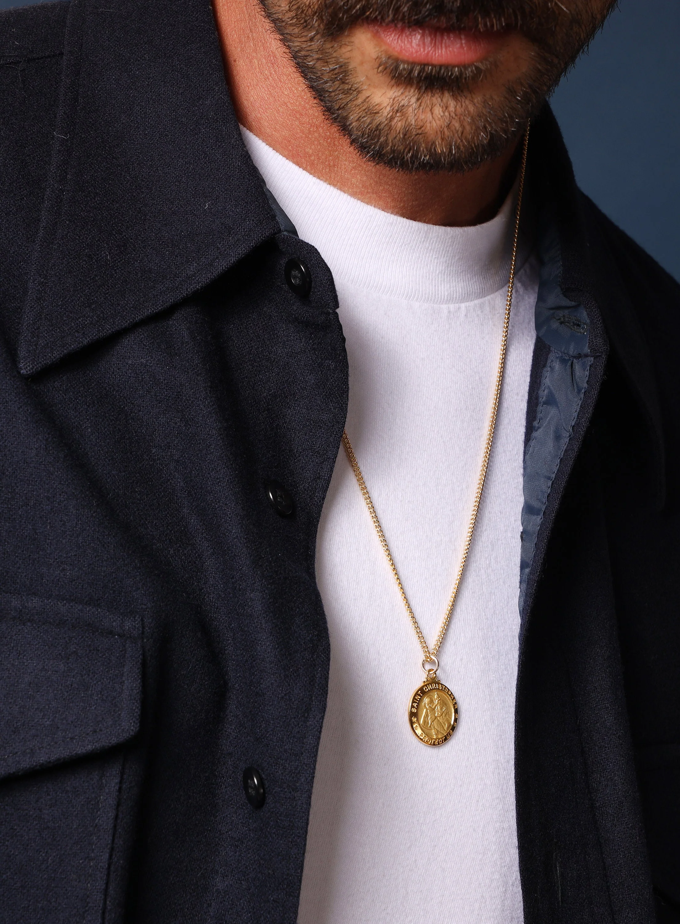St Christopher Vermeil Gold Medal - Image 3