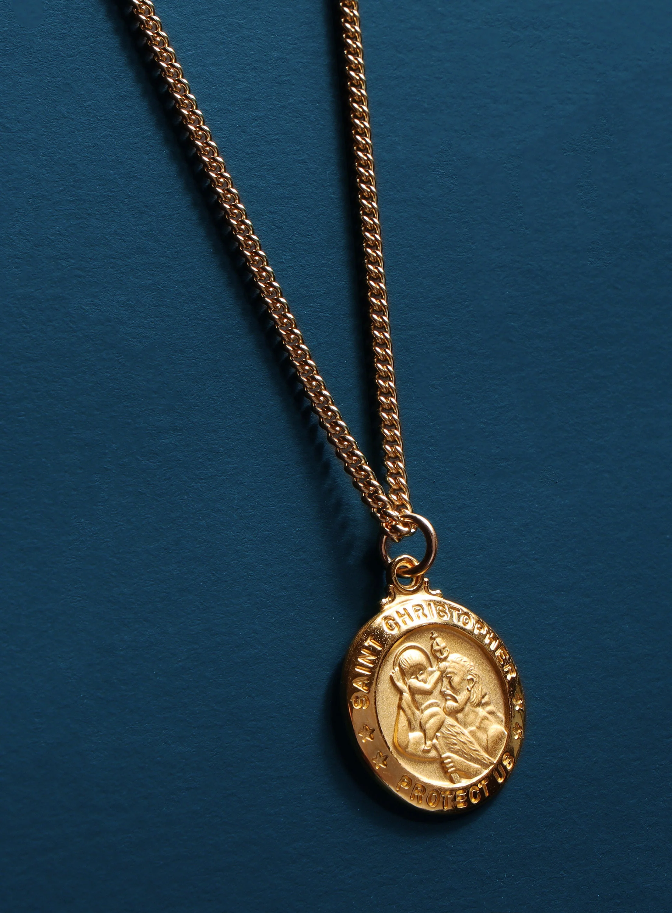 St Christopher Vermeil Gold Medal - Image 4