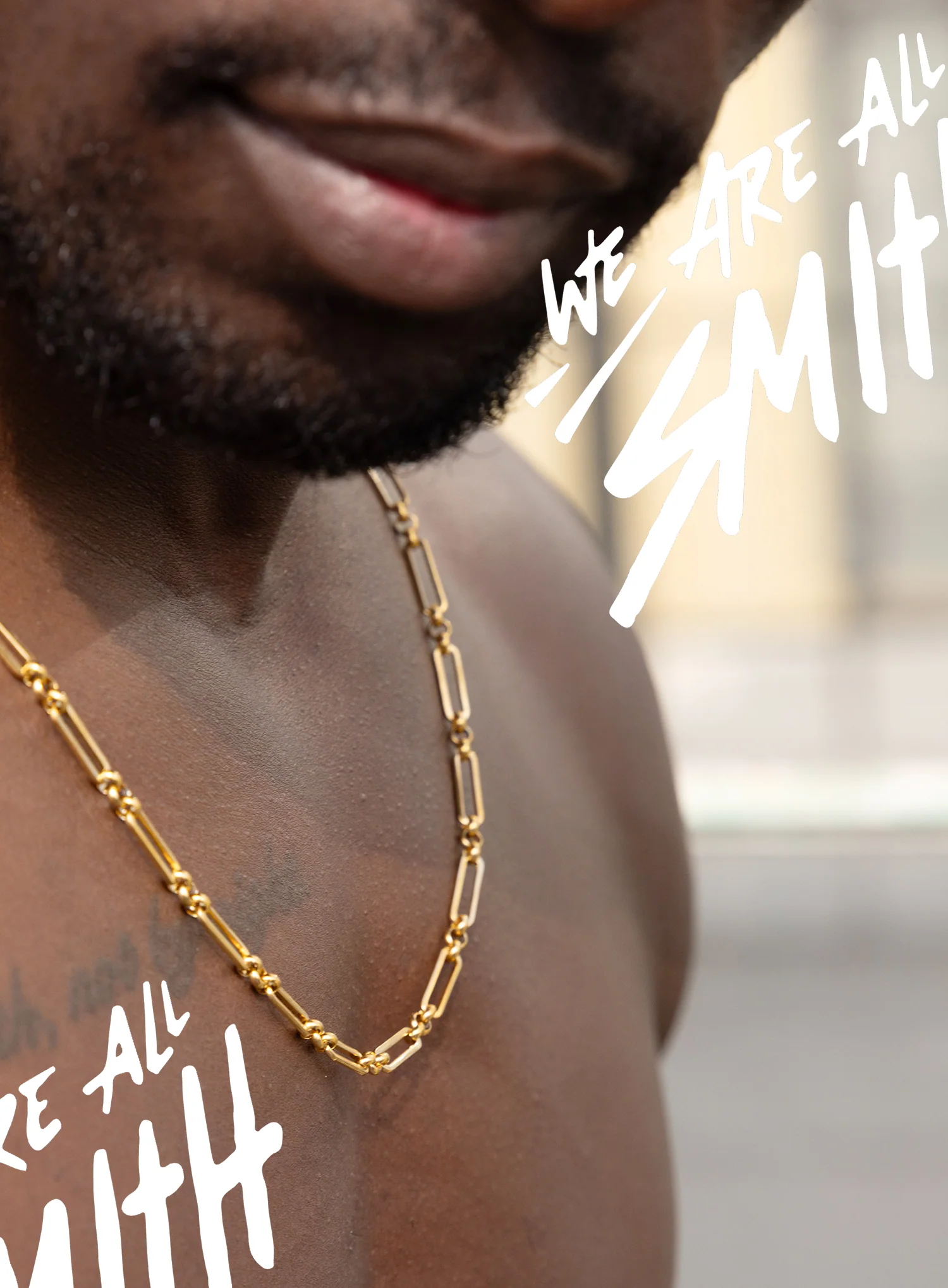 Stainless Steel Gold Plated 4.5mm Elongated Cable Chain Necklace - Image 6