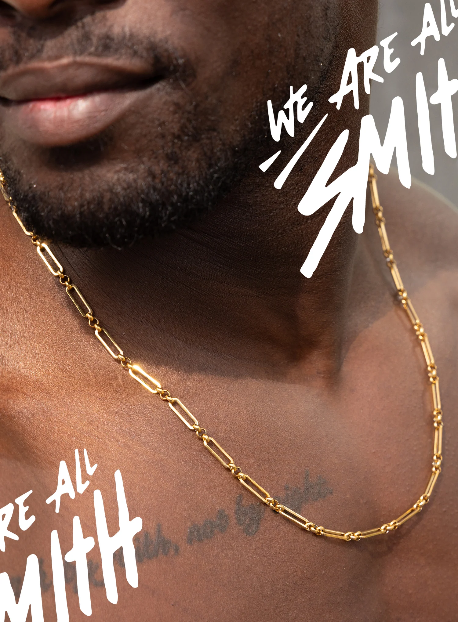 Stainless Steel Gold Plated 4.5mm Elongated Cable Chain Necklace - Image 8