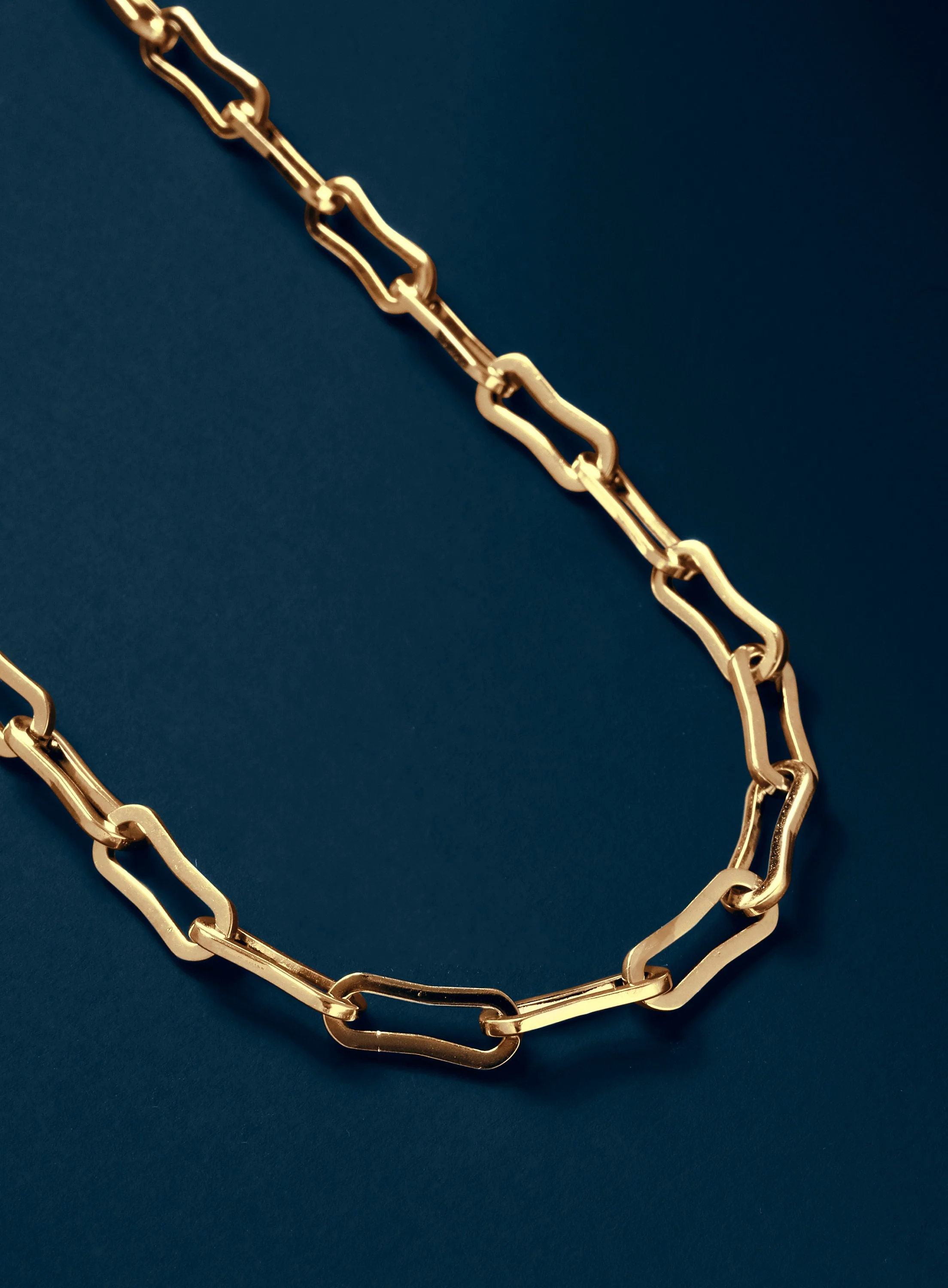 Stainless Steel Gold Plated 6mm Men's Cable Chain Necklace - Image 4