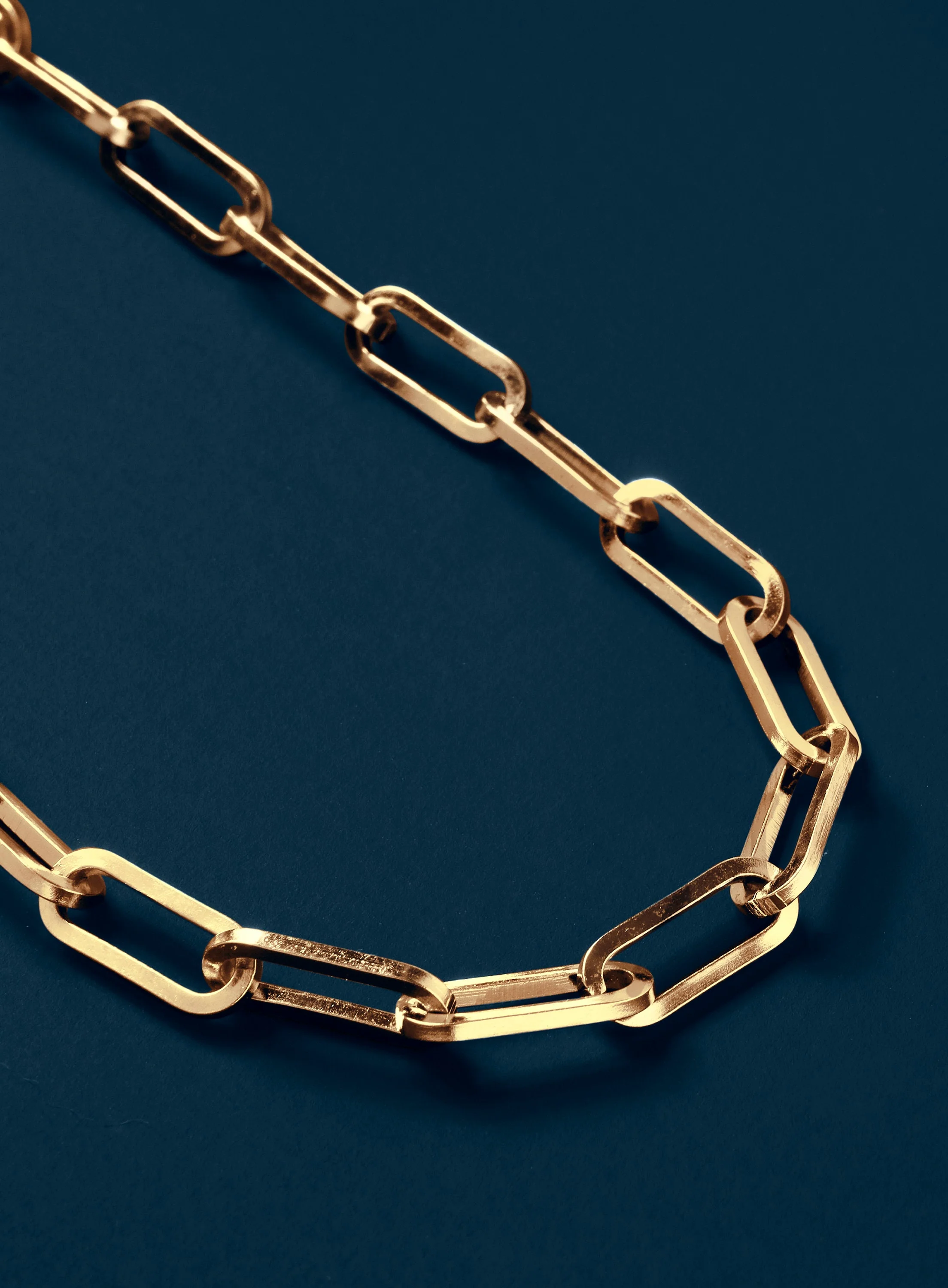 Stainless Steel Gold Plated 8mm Cable Chain - Image 4
