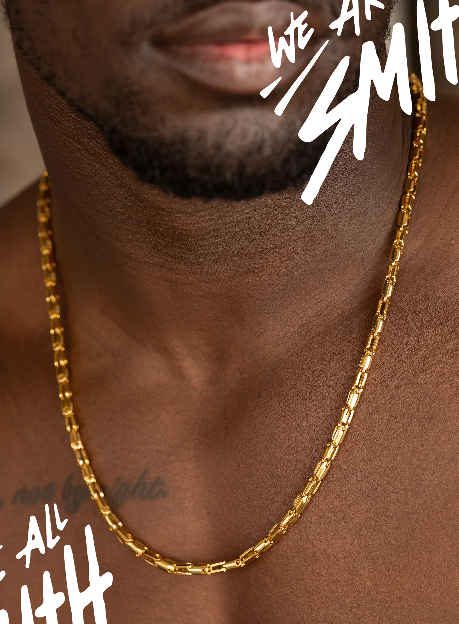 Stainless Steel Gold Plated Men's 5mm Chain Necklace - Image 8