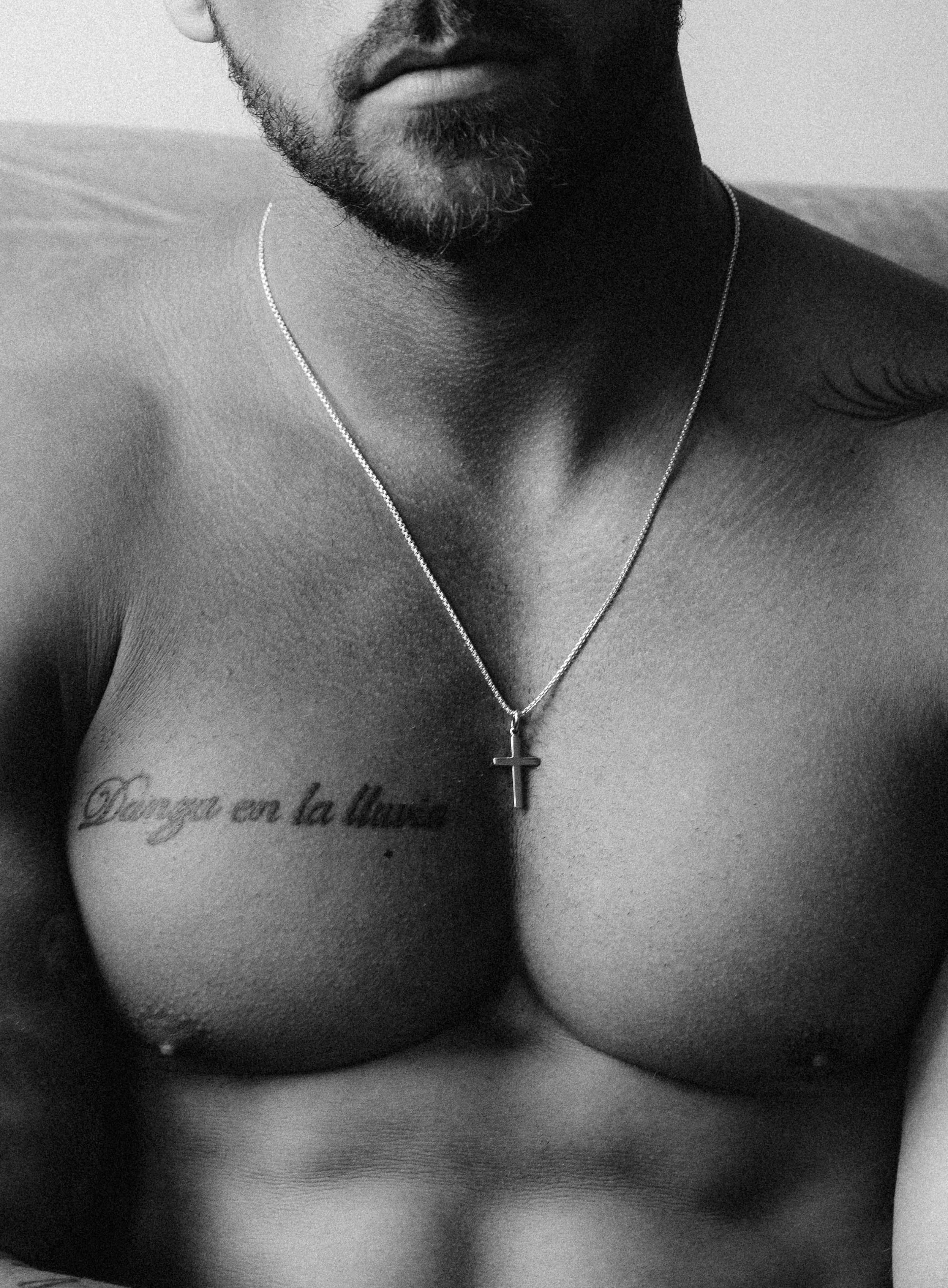 Sterling Silver Cross Necklace for Men - Image 7