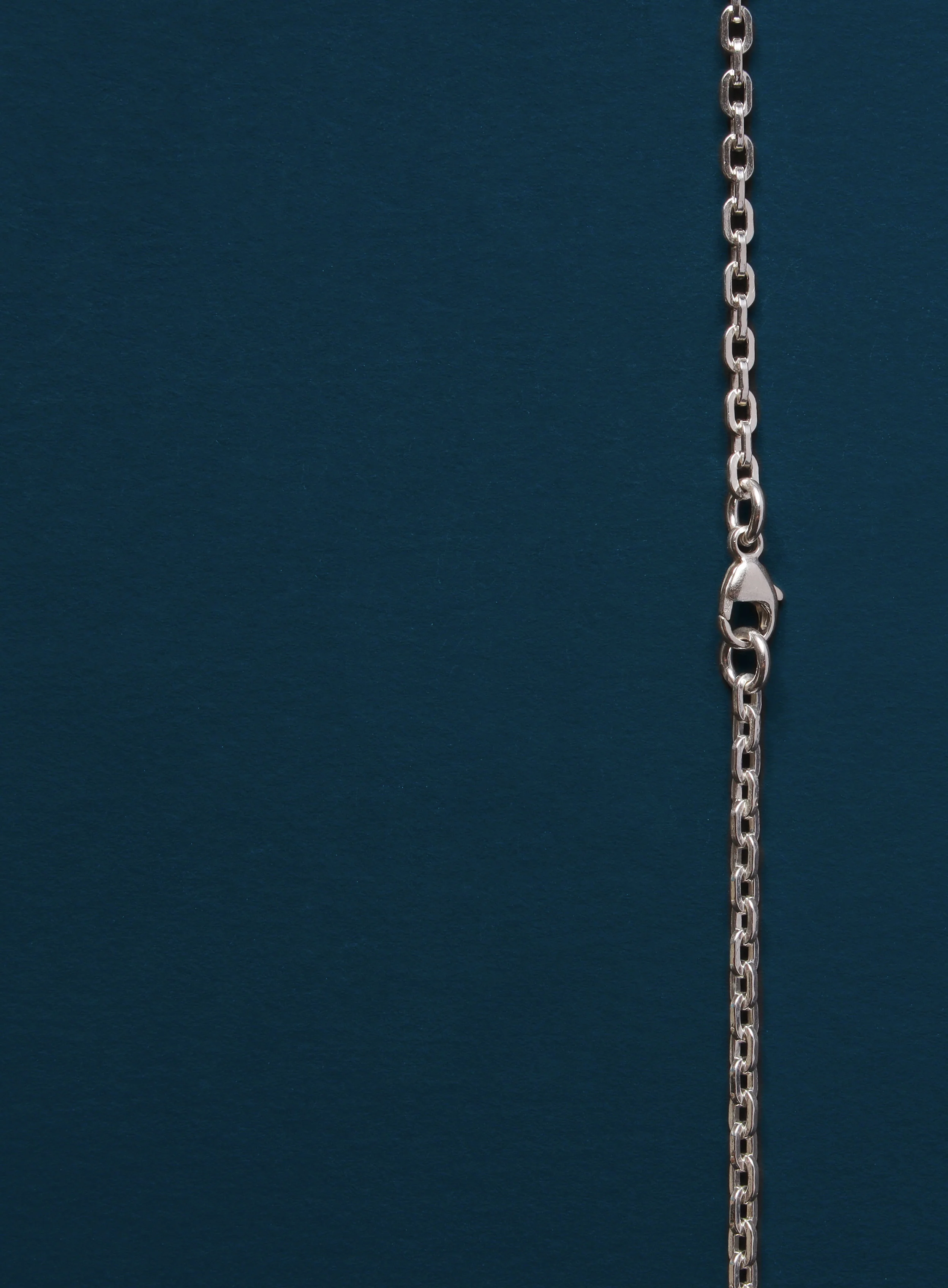 Sterling Silver Cross Necklace for Men (Cable) - Image 7