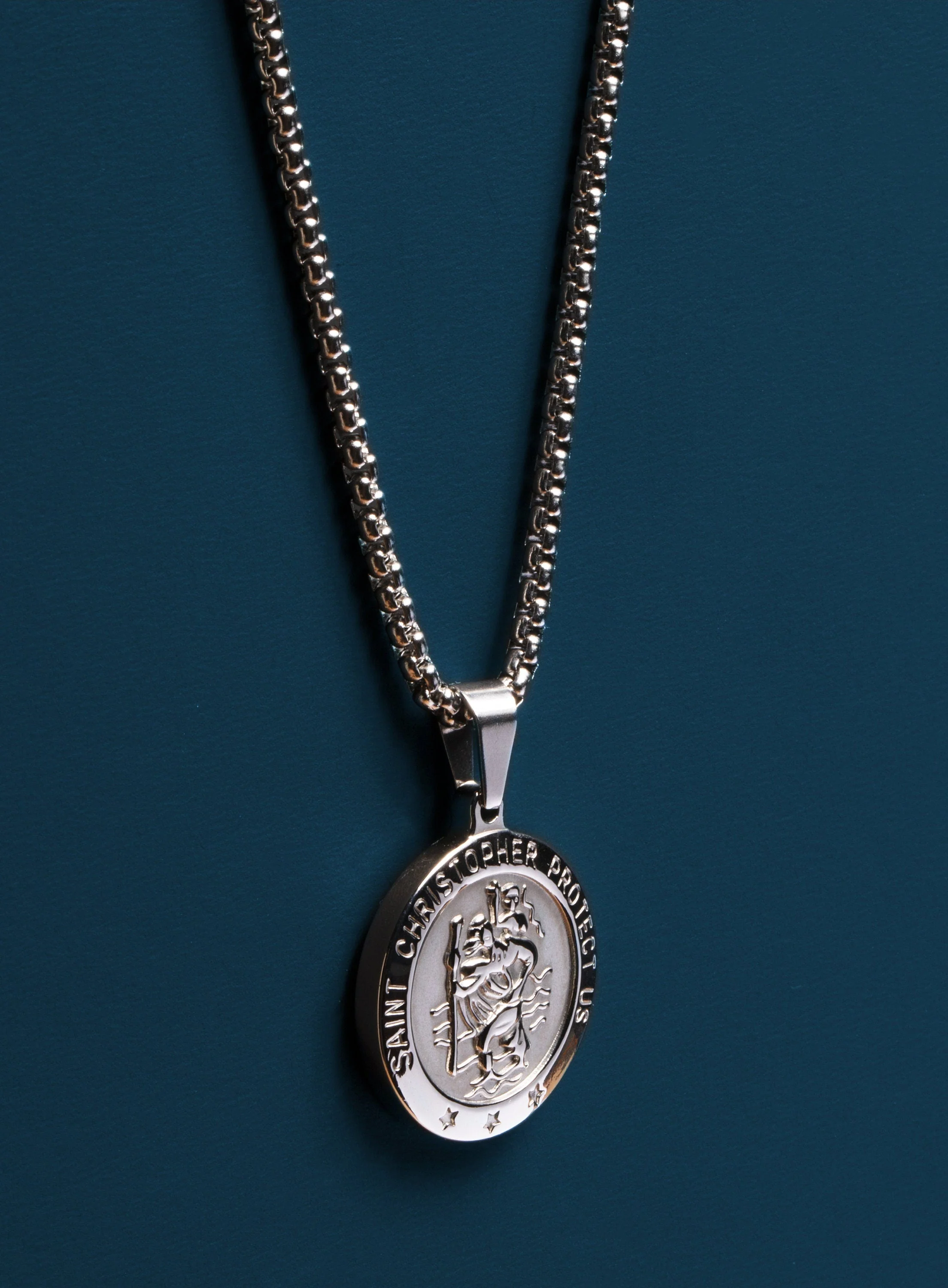 Sweatproof + Waterproof Saint Christopher Necklace - Image 7