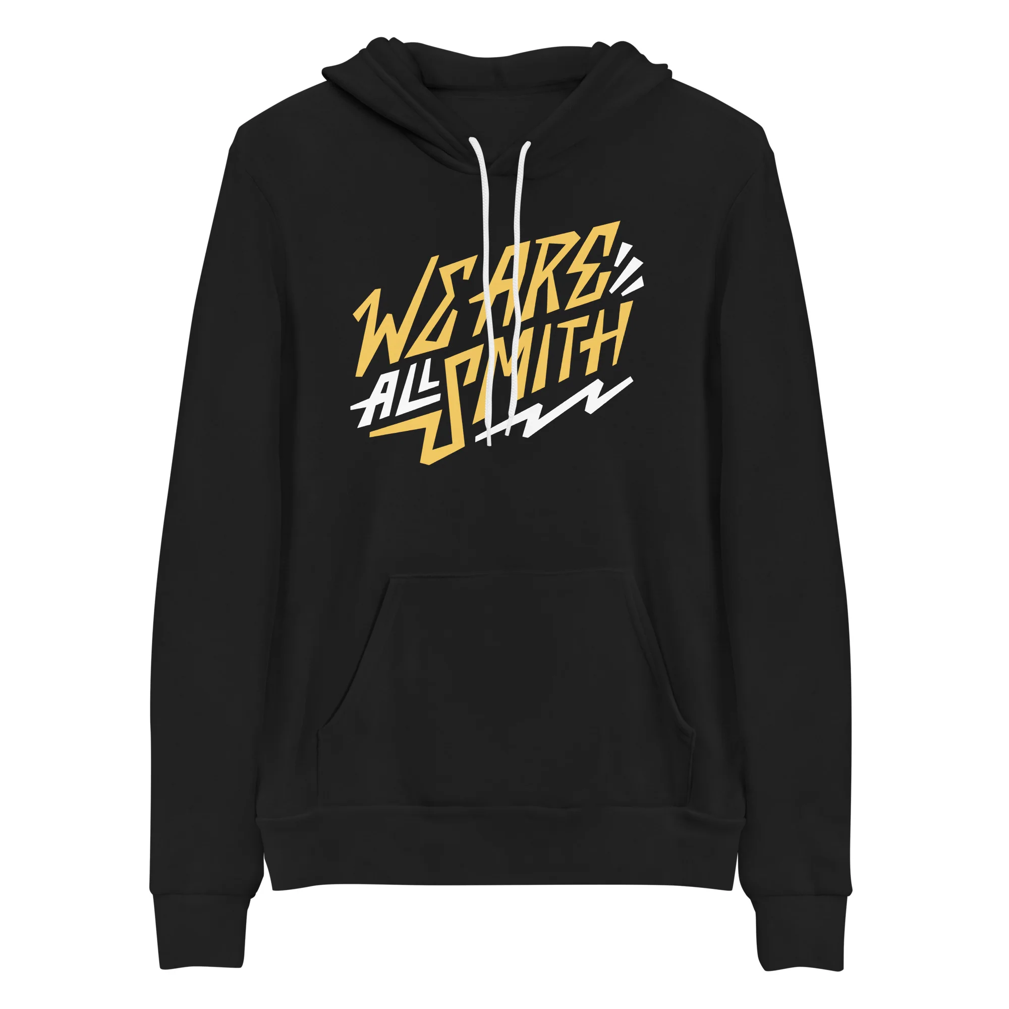 Unisex We Are All Smith black hoodie - Image 3