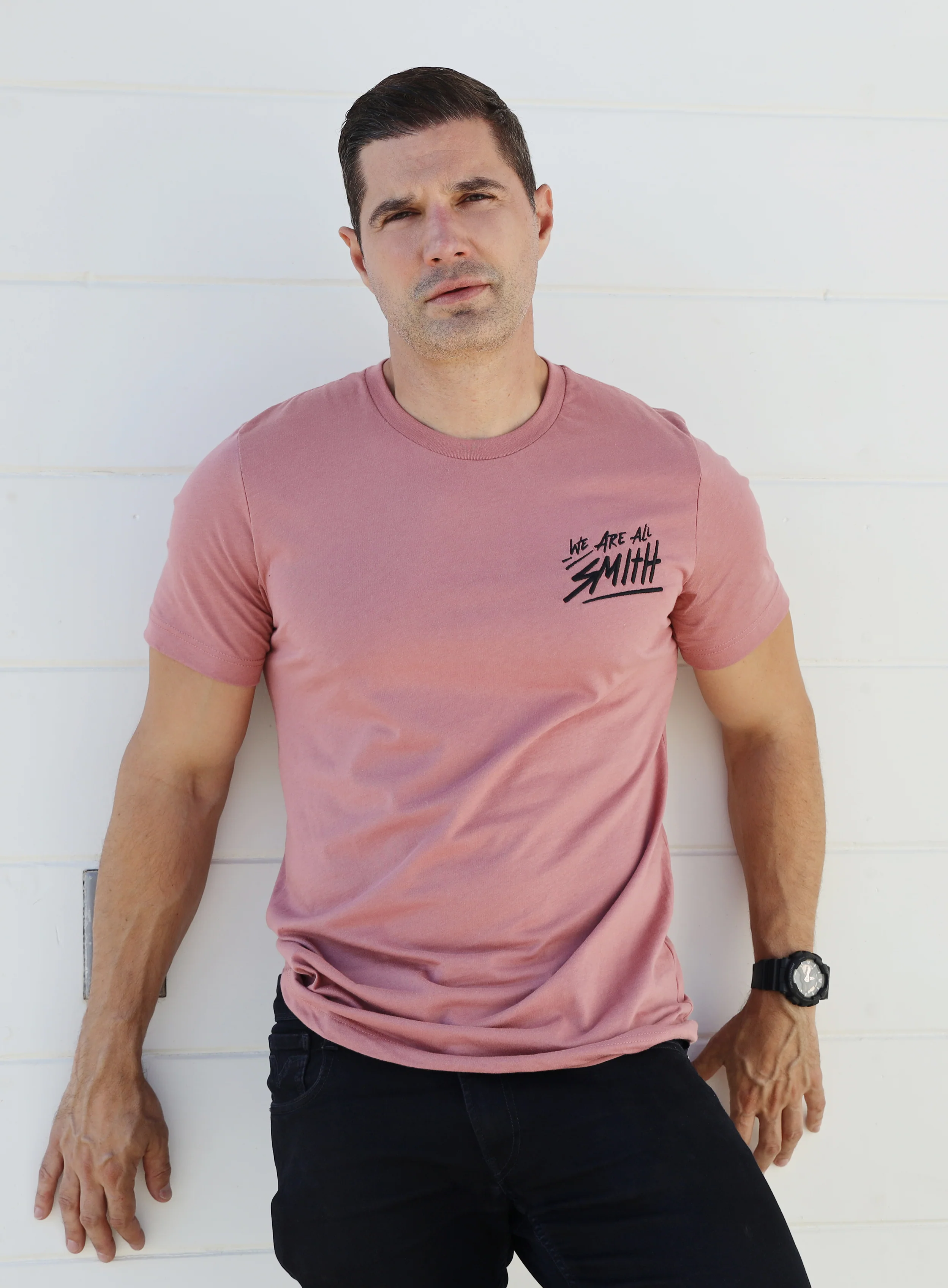 WAAS Logo Mauve Unisex t-shirt - Image 5