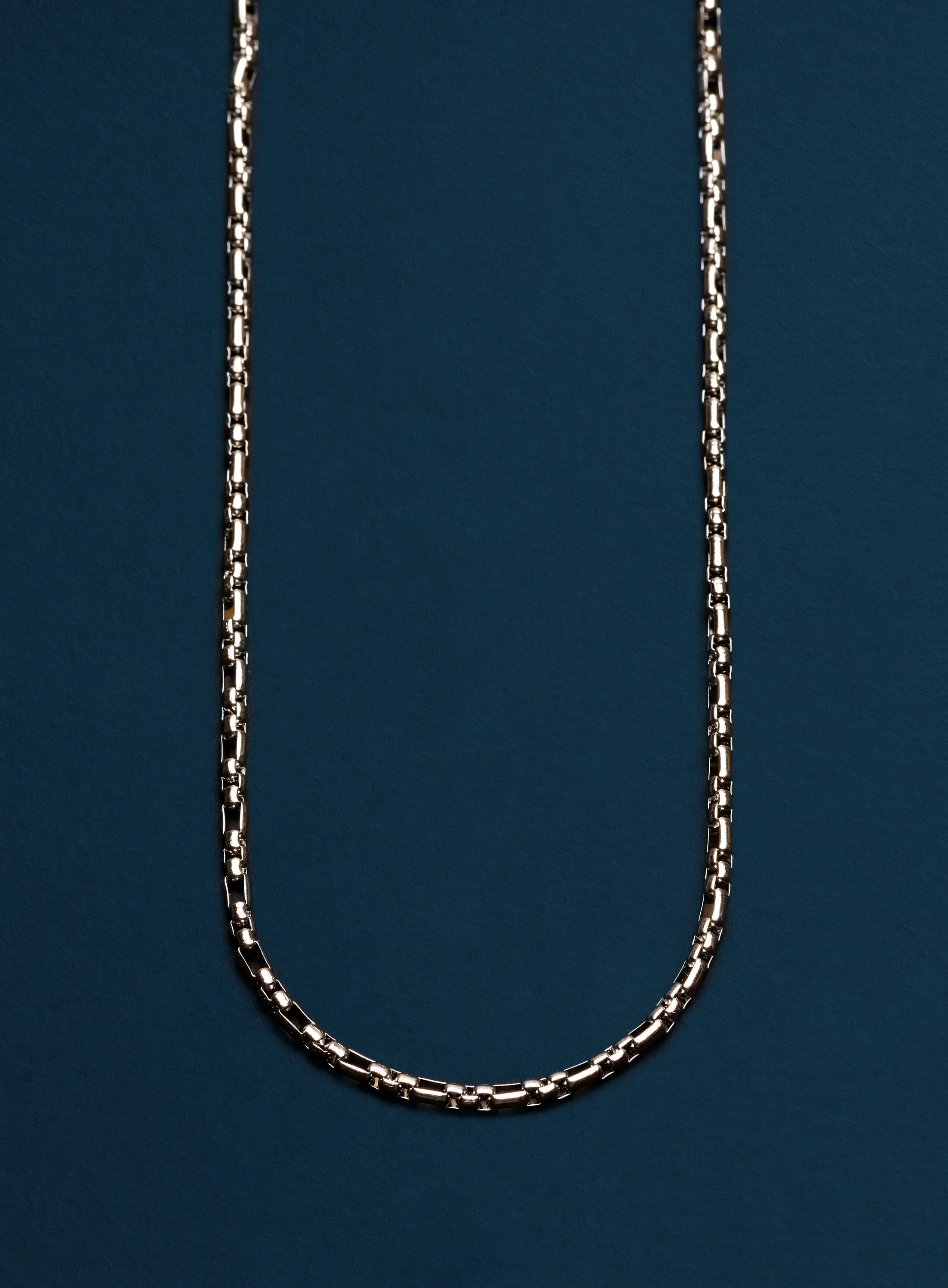Waterproof 3mm Rounded Box 3 to 1 Stainless Steel Chain for Men - Image 2
