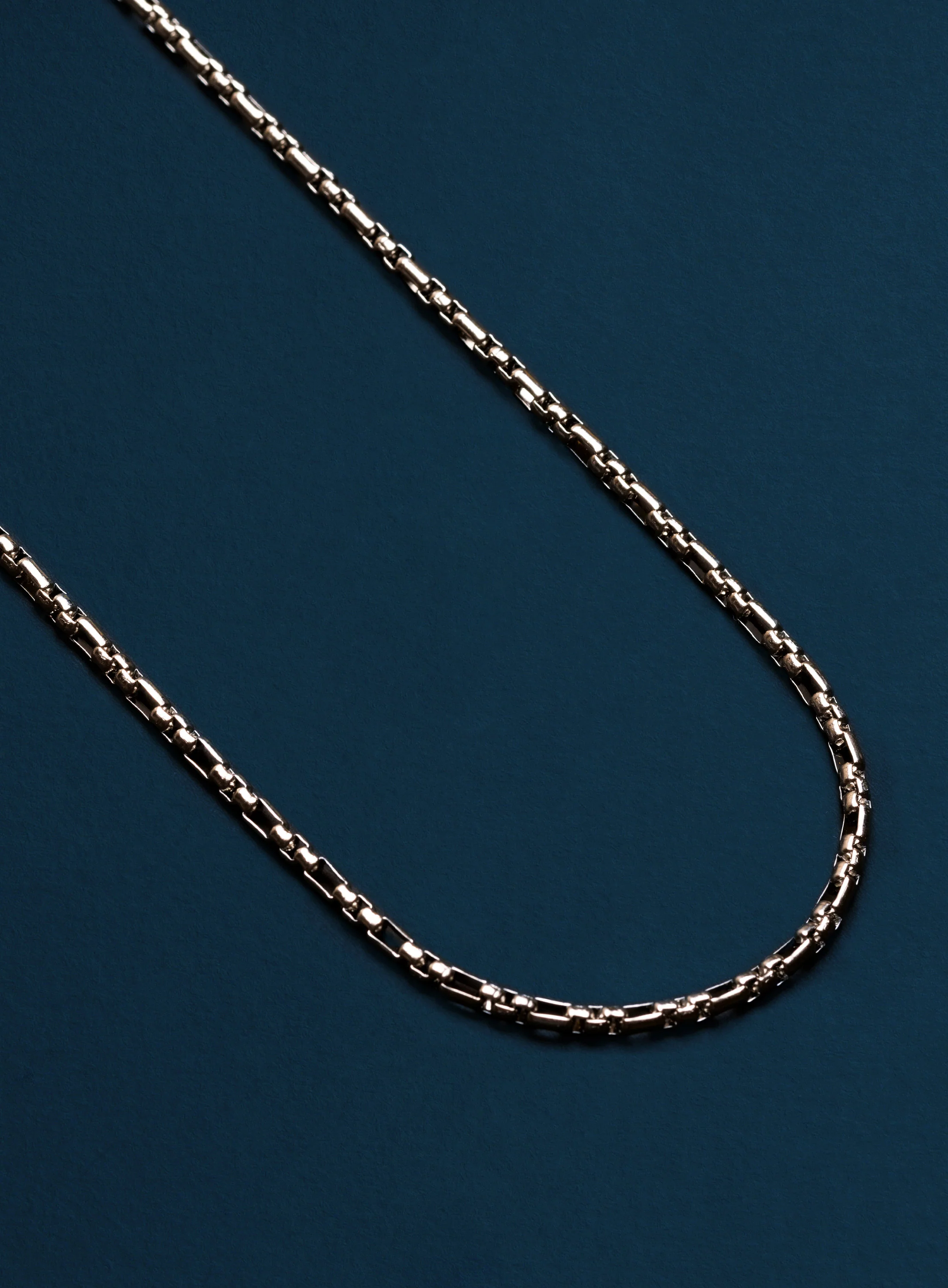 Waterproof 3mm Rounded Box 3 to 1 Stainless Steel Chain for Men - Image 4