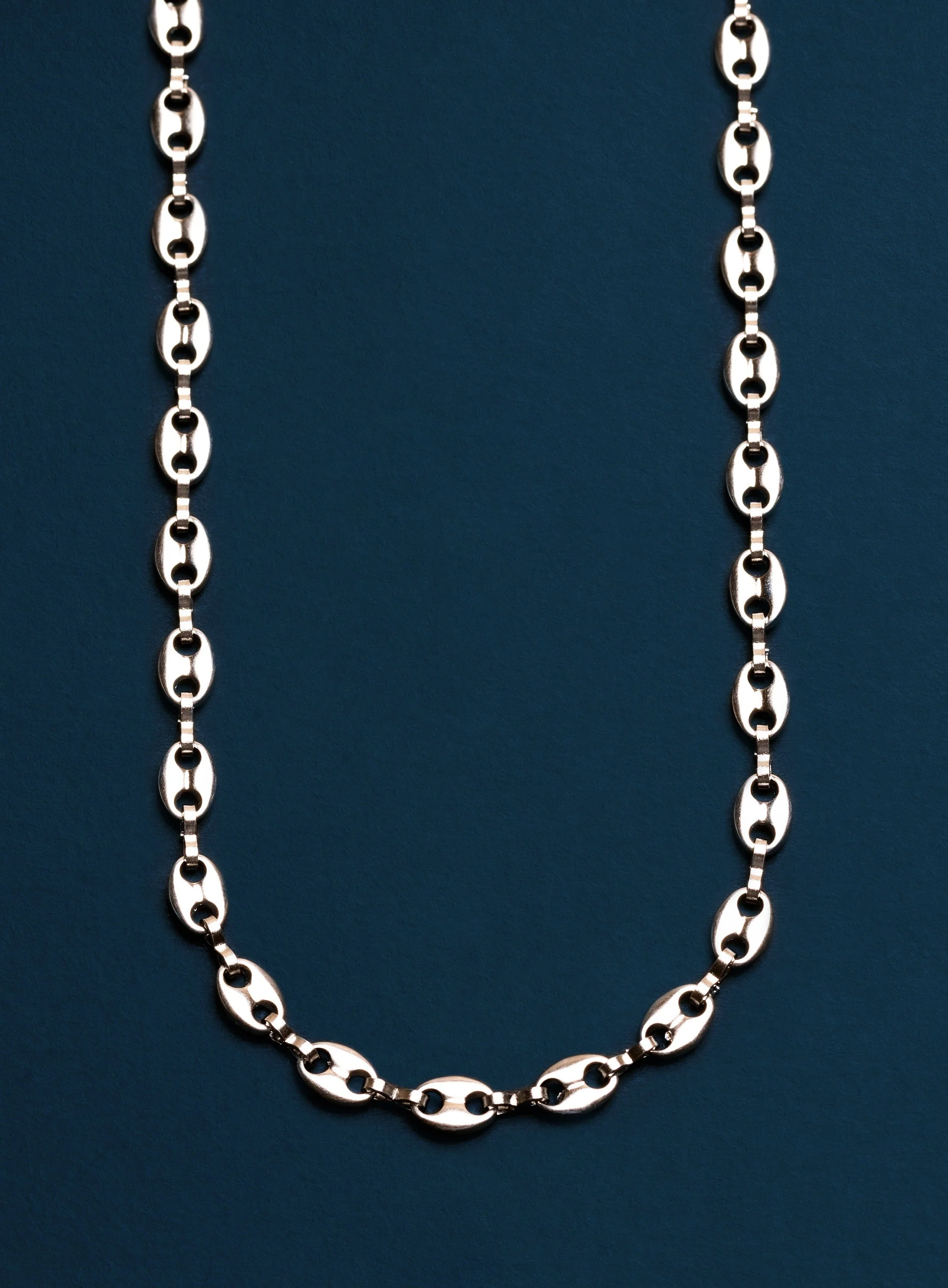 Waterproof 5mm Mariners Chain 316L Stainless Steel Necklace for Men - Image 2