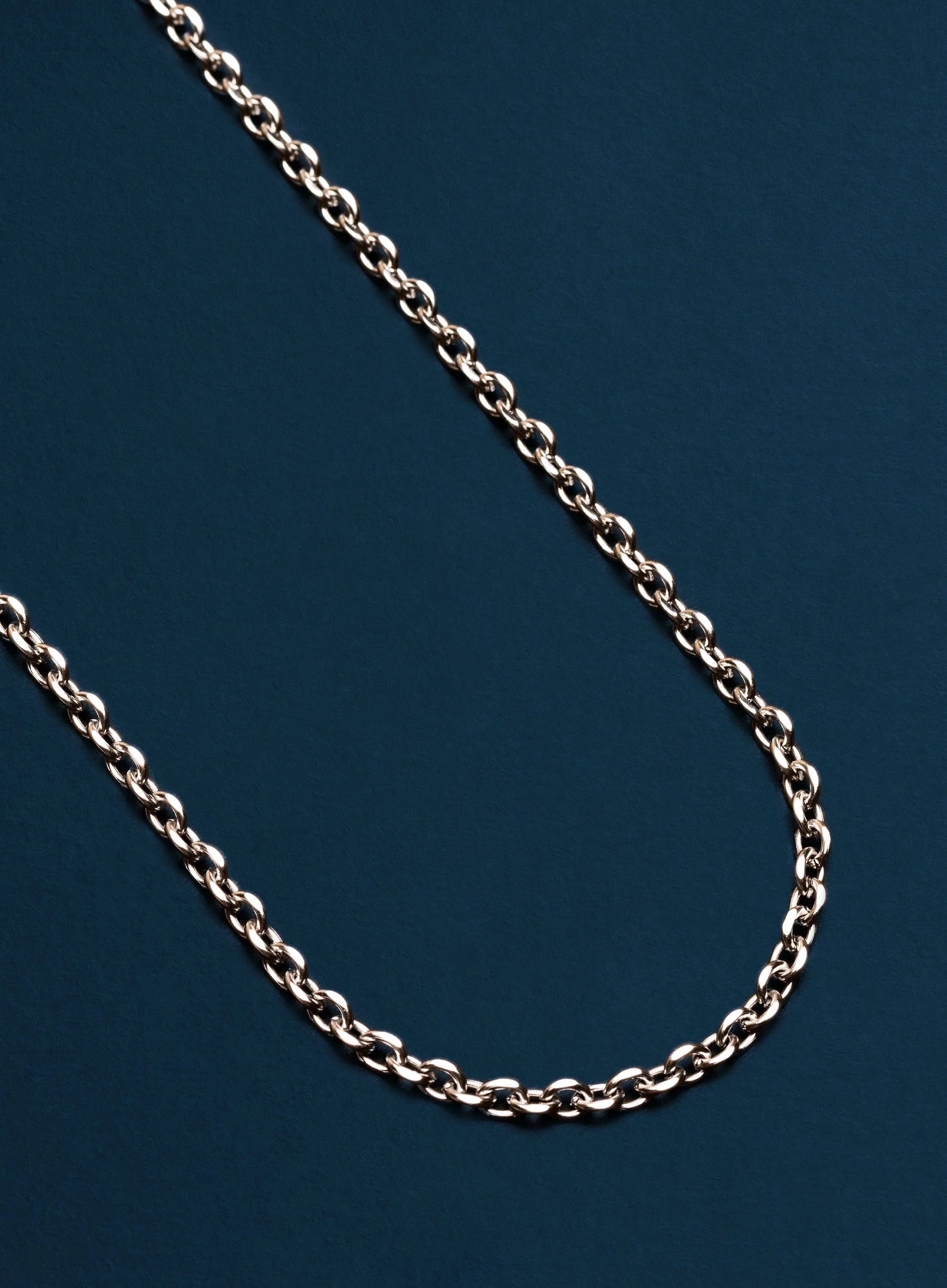 Waterproof Rounded 4mm Cable Stainless Steel Chain Necklace - Image 4