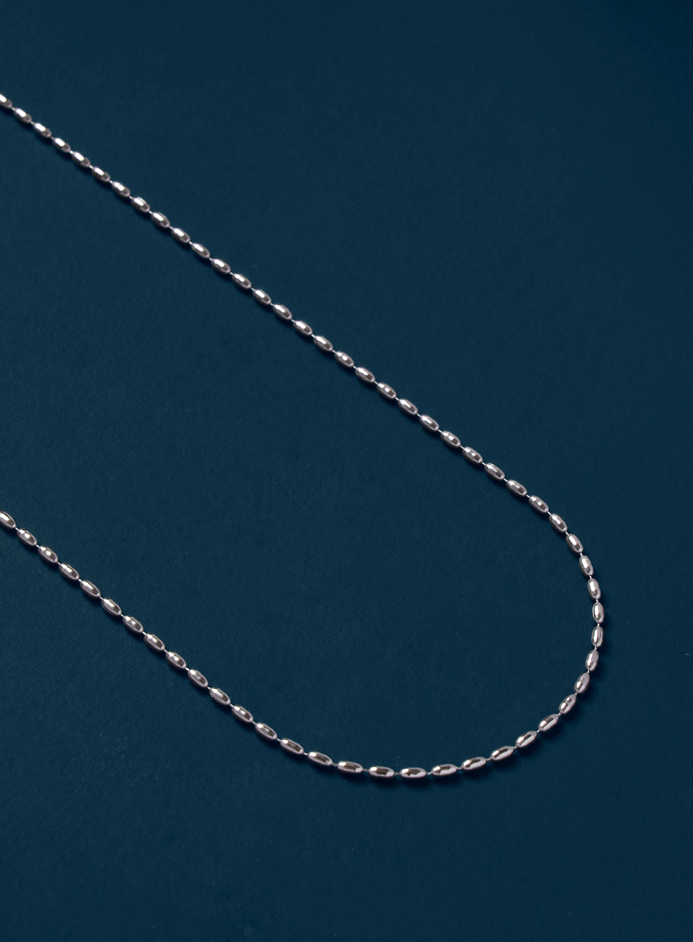 Waterproof Minimalist 1mm 316L Stainless Steel Silver Chain - Image 4